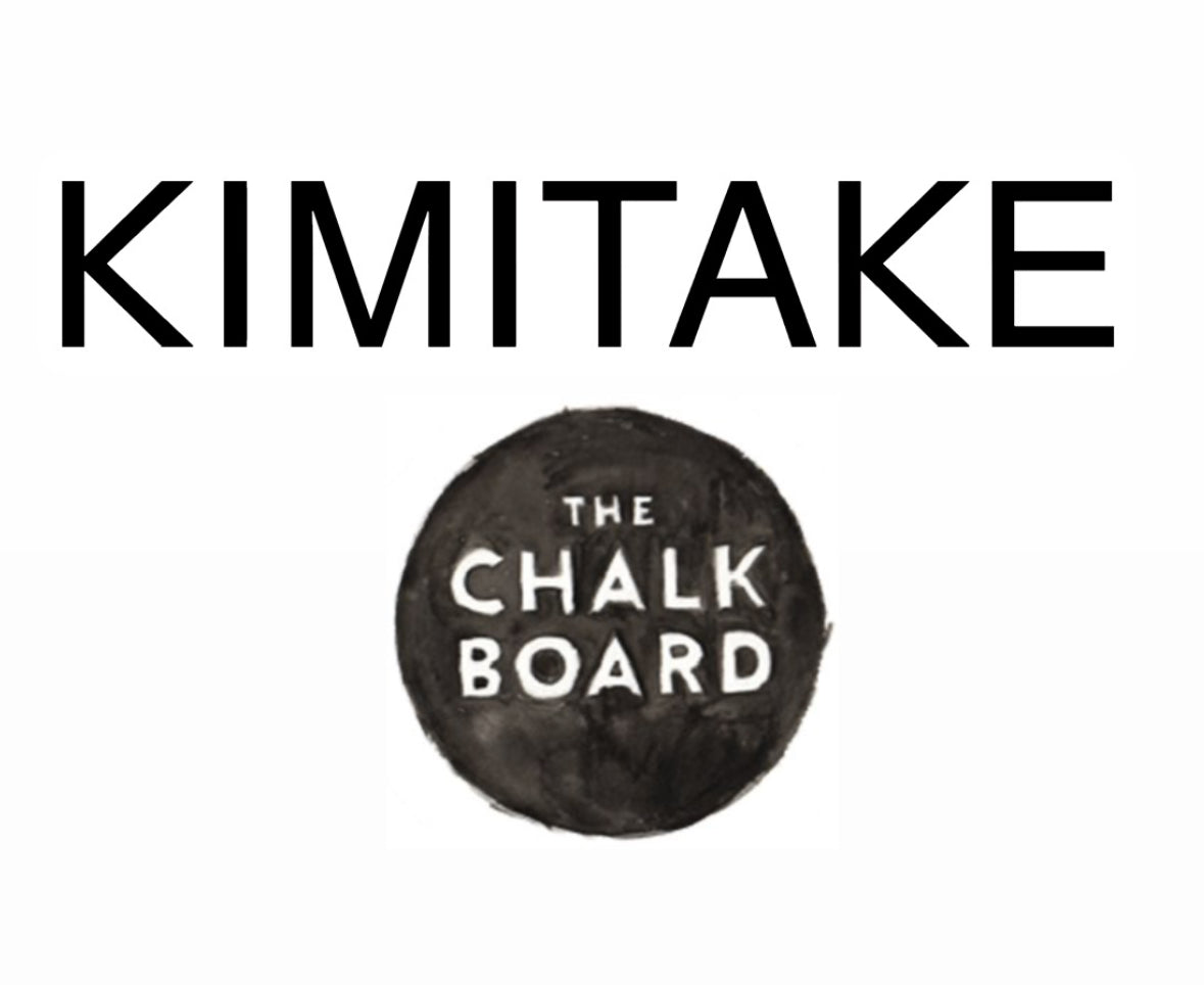 KIMITAKE Featured in The Chalkboard Magazine