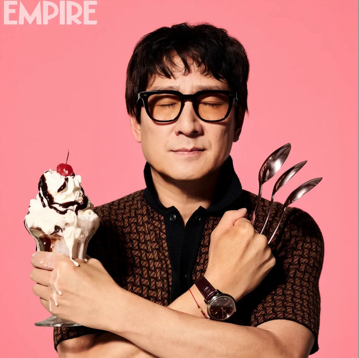 Ke Huy Quan featured in Empire Magazine wearing KIMITAKE