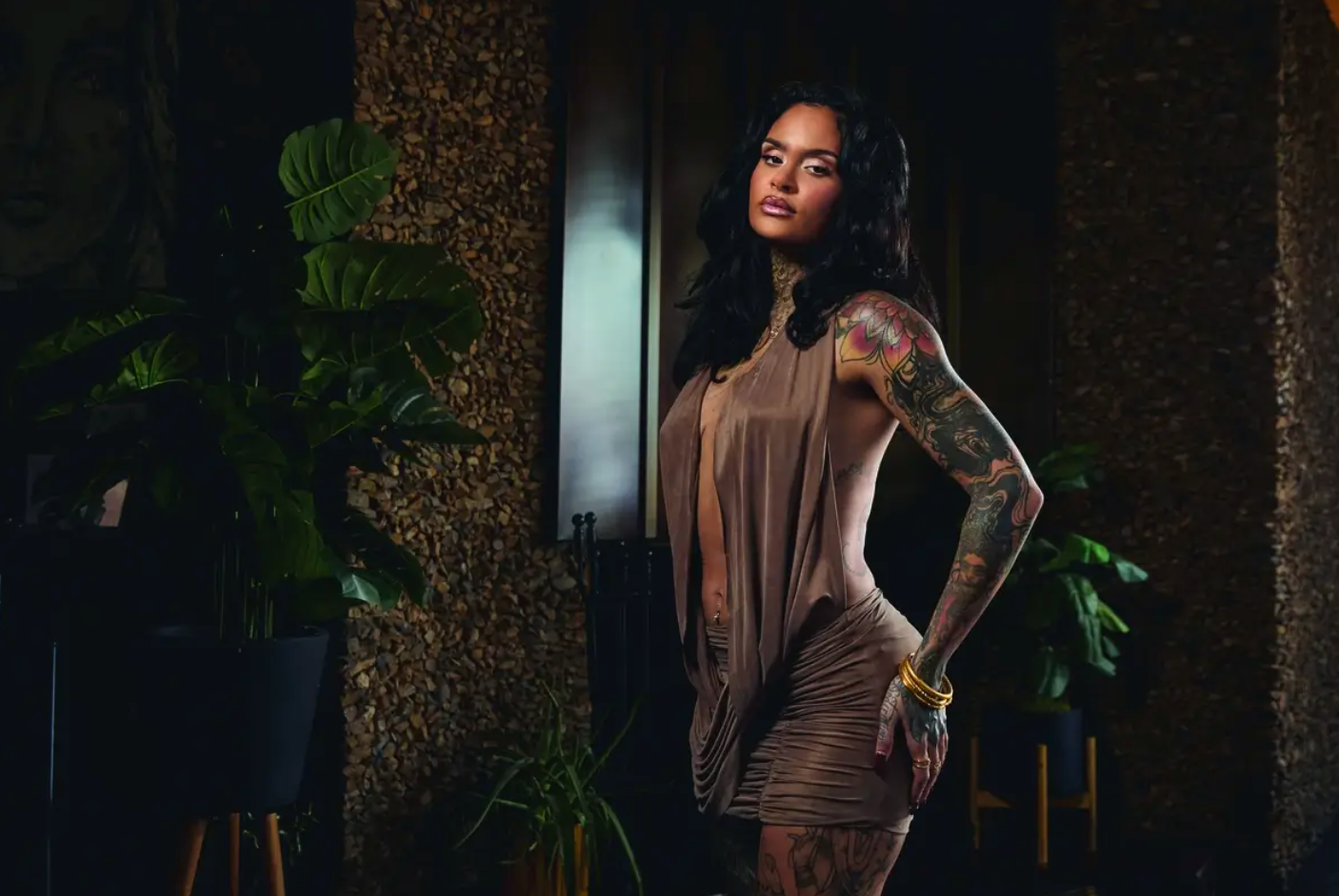 Kehlani featured in Inked Mag Wearing KIMITAKE