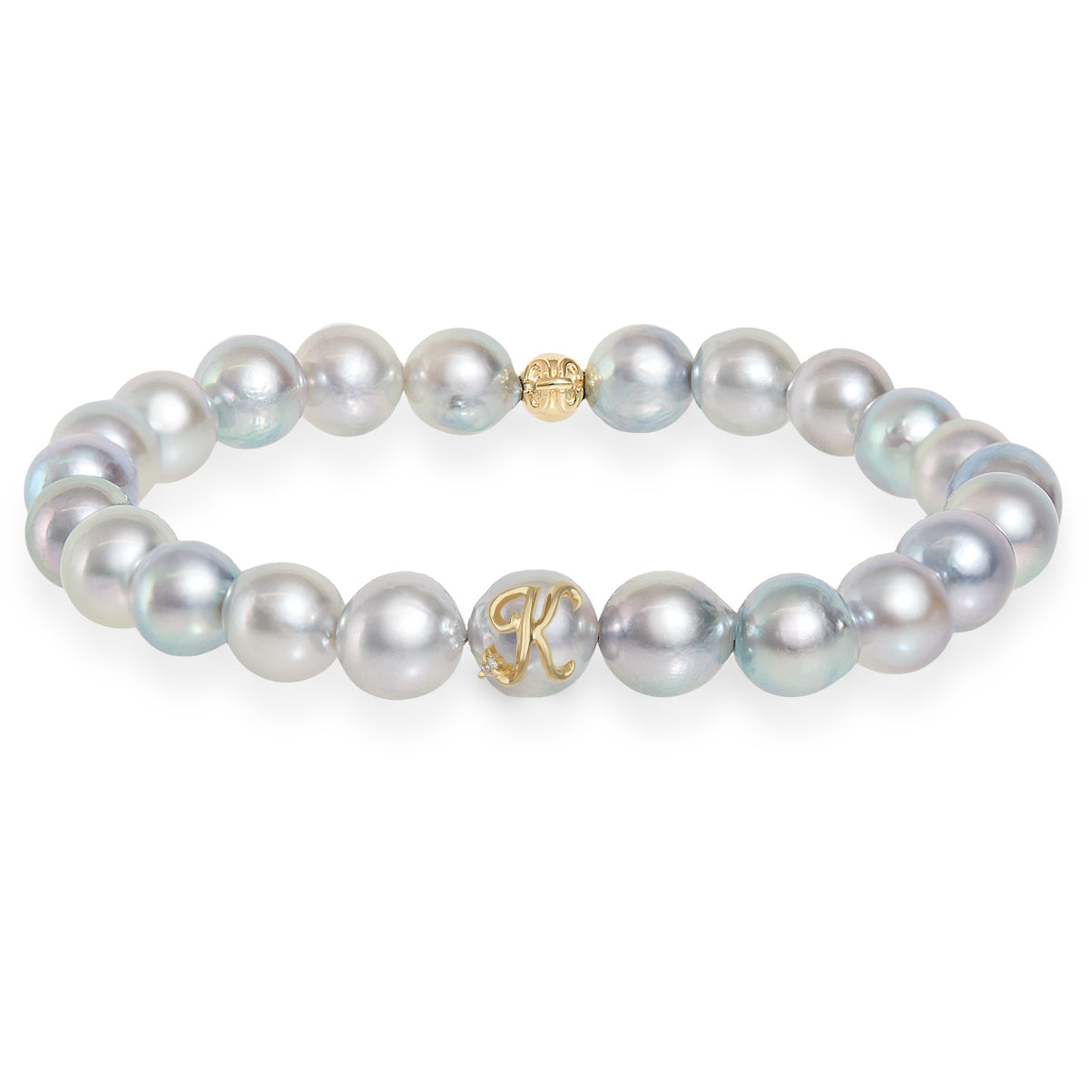 Aura Initial Bracelet Iridescent