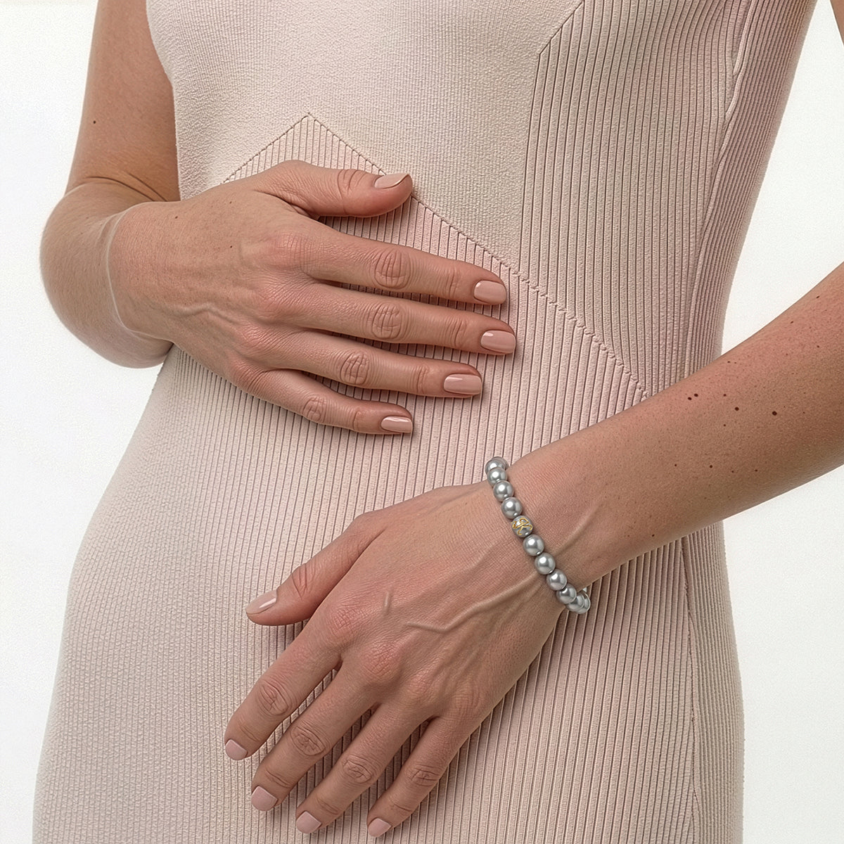 Aura Initial Bracelet Iridescent