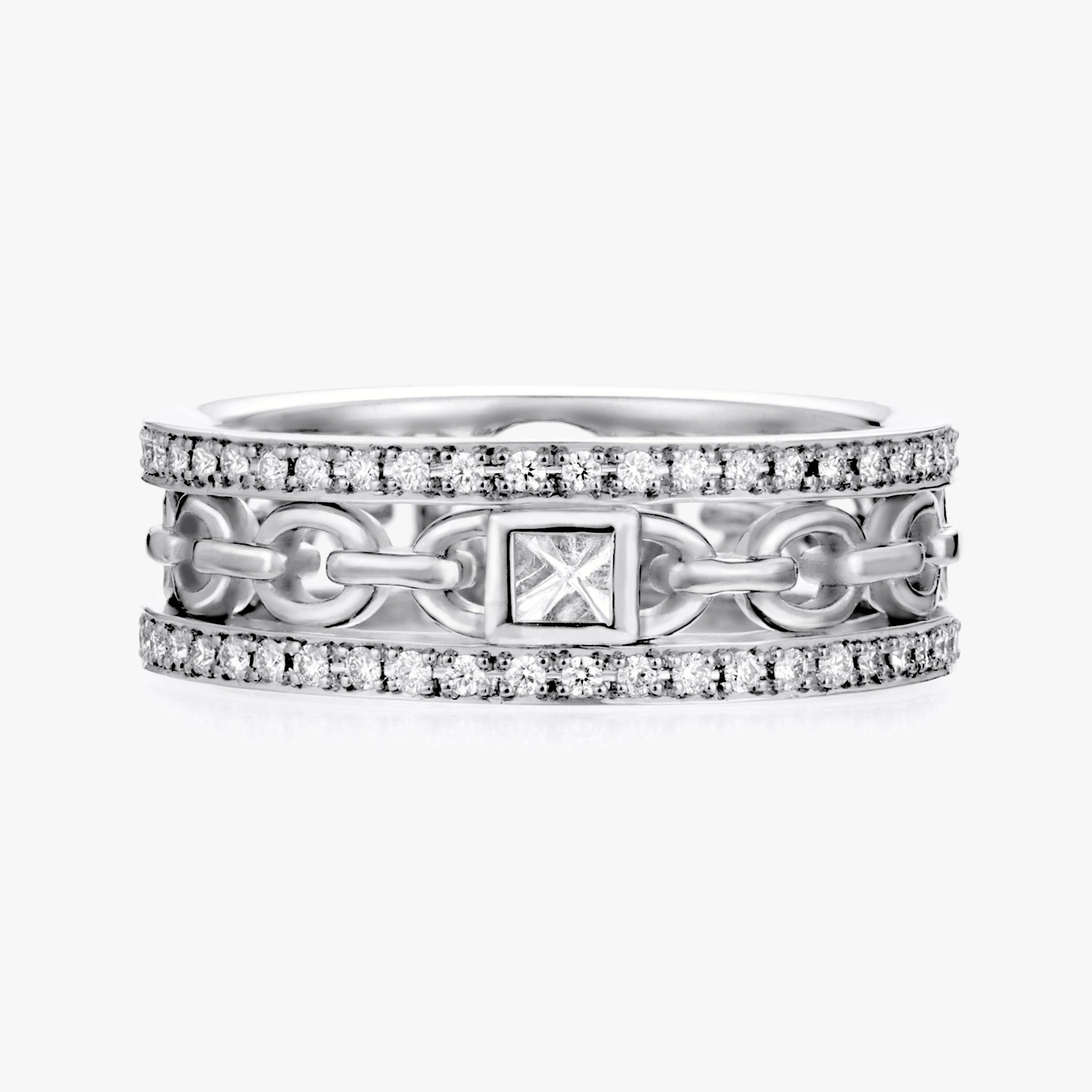 Adeve Links Eternal Ring (white gold with melee diamonds)