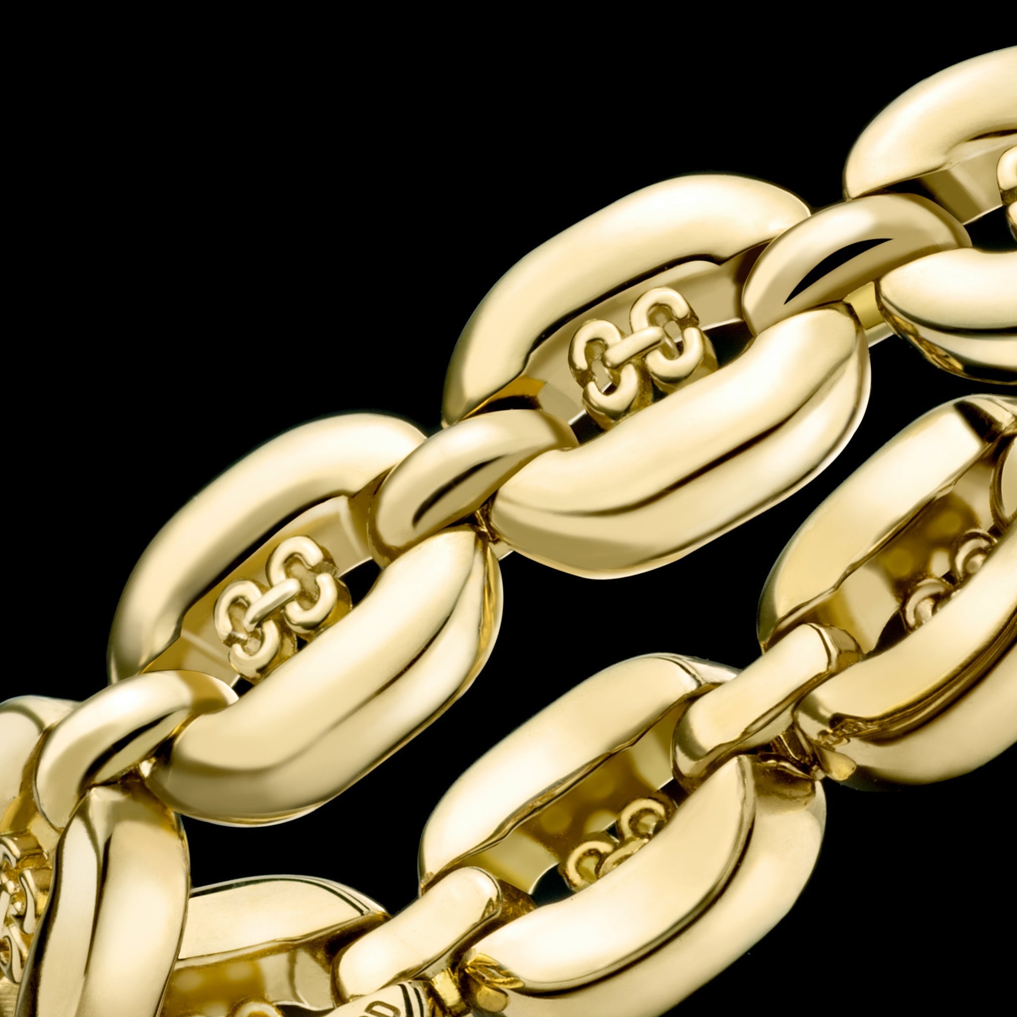 Links Chain Ring (yellow gold)