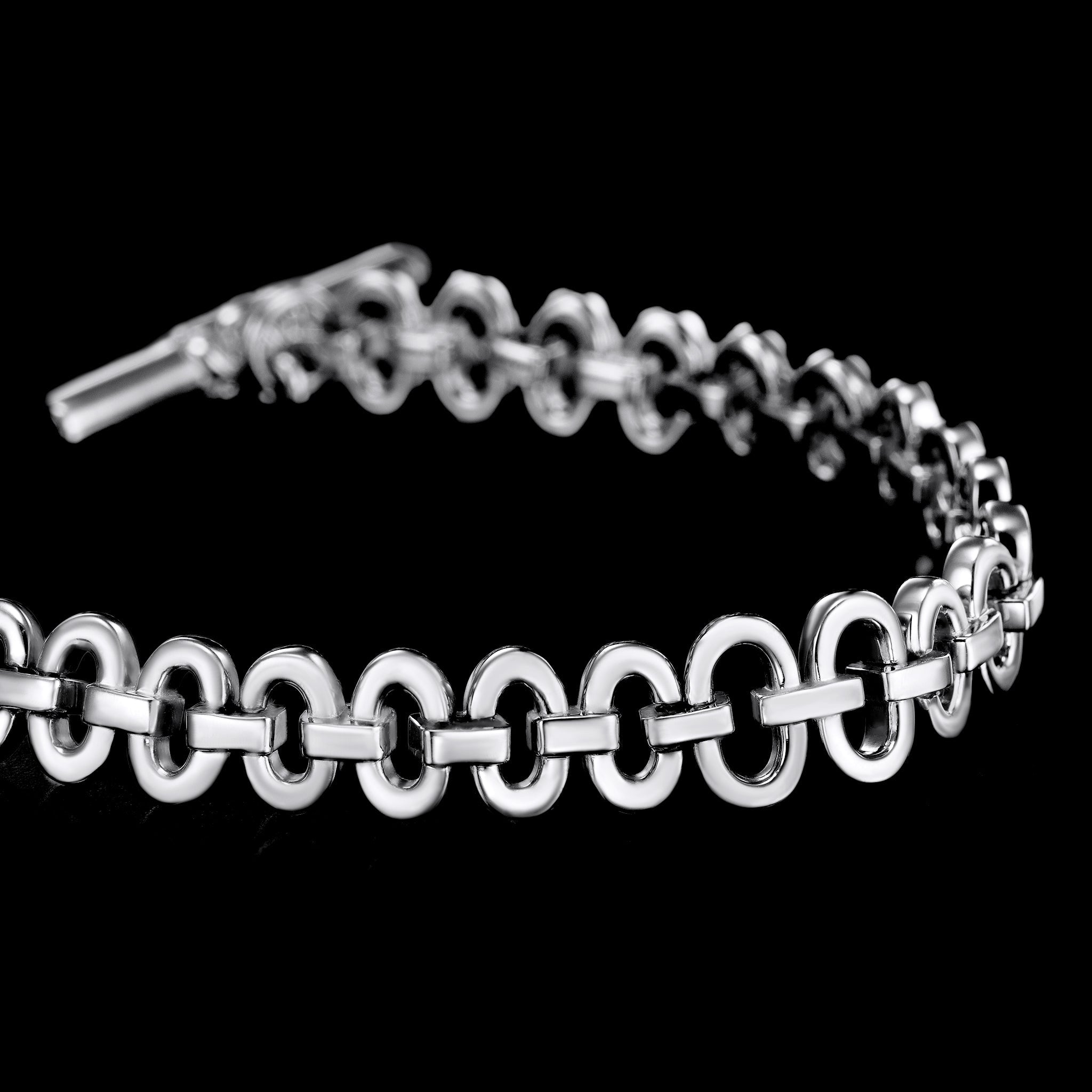 ハーモニー アイコニック ブレスレット(ホワイトゴールド)