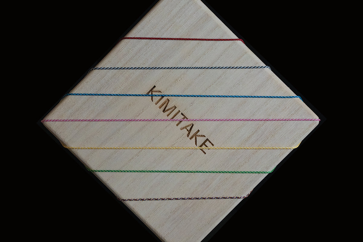 Adeve Harmony Iconic Octagon Samurai Braided Cord Necklace (yellow gold)