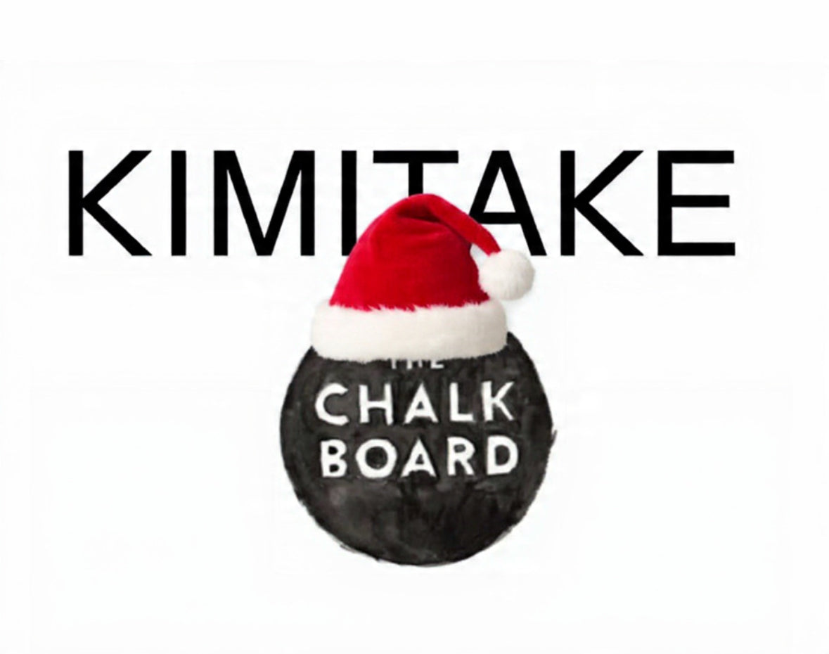 KIMITAKE Featured in Chalkboard Mag's Holiday Fashion Guide