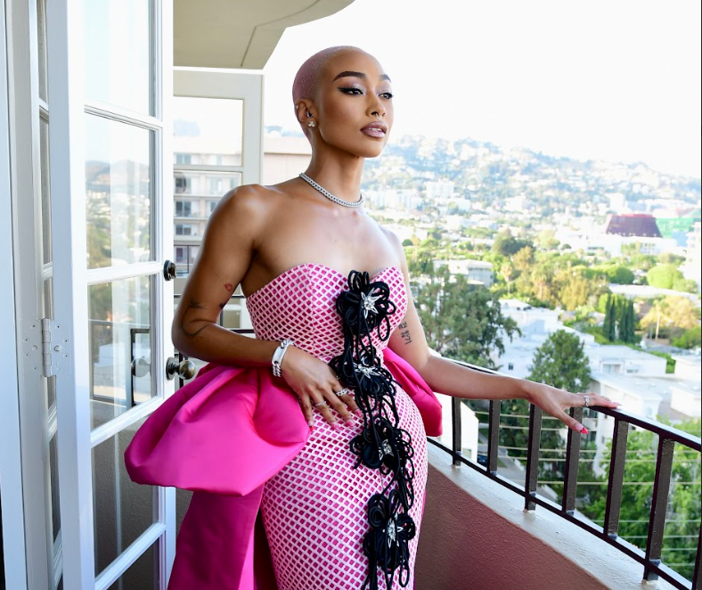 Actress Tati Gabrielle turns heads in KIMITAKE