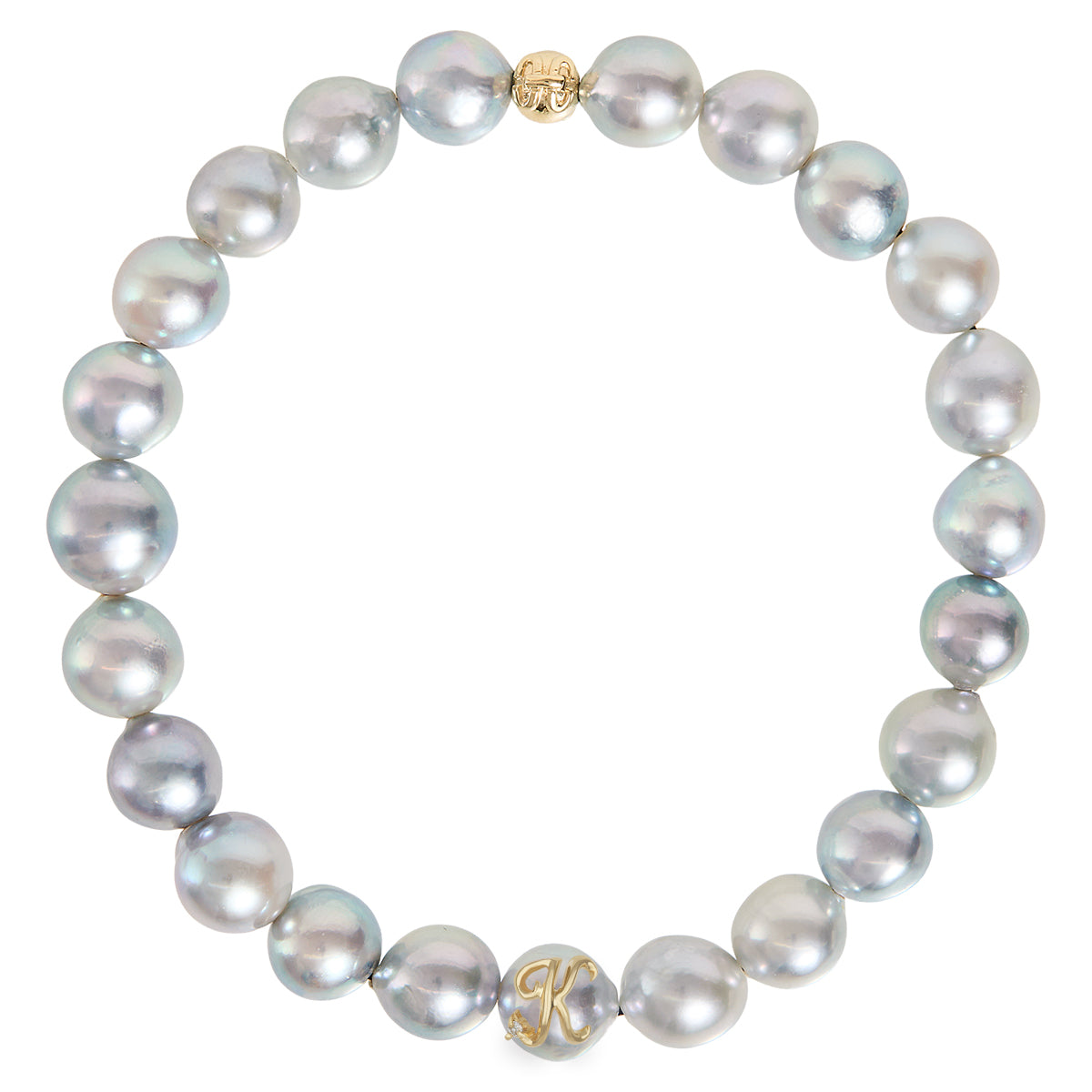 Aura Initial Bracelet Iridescent