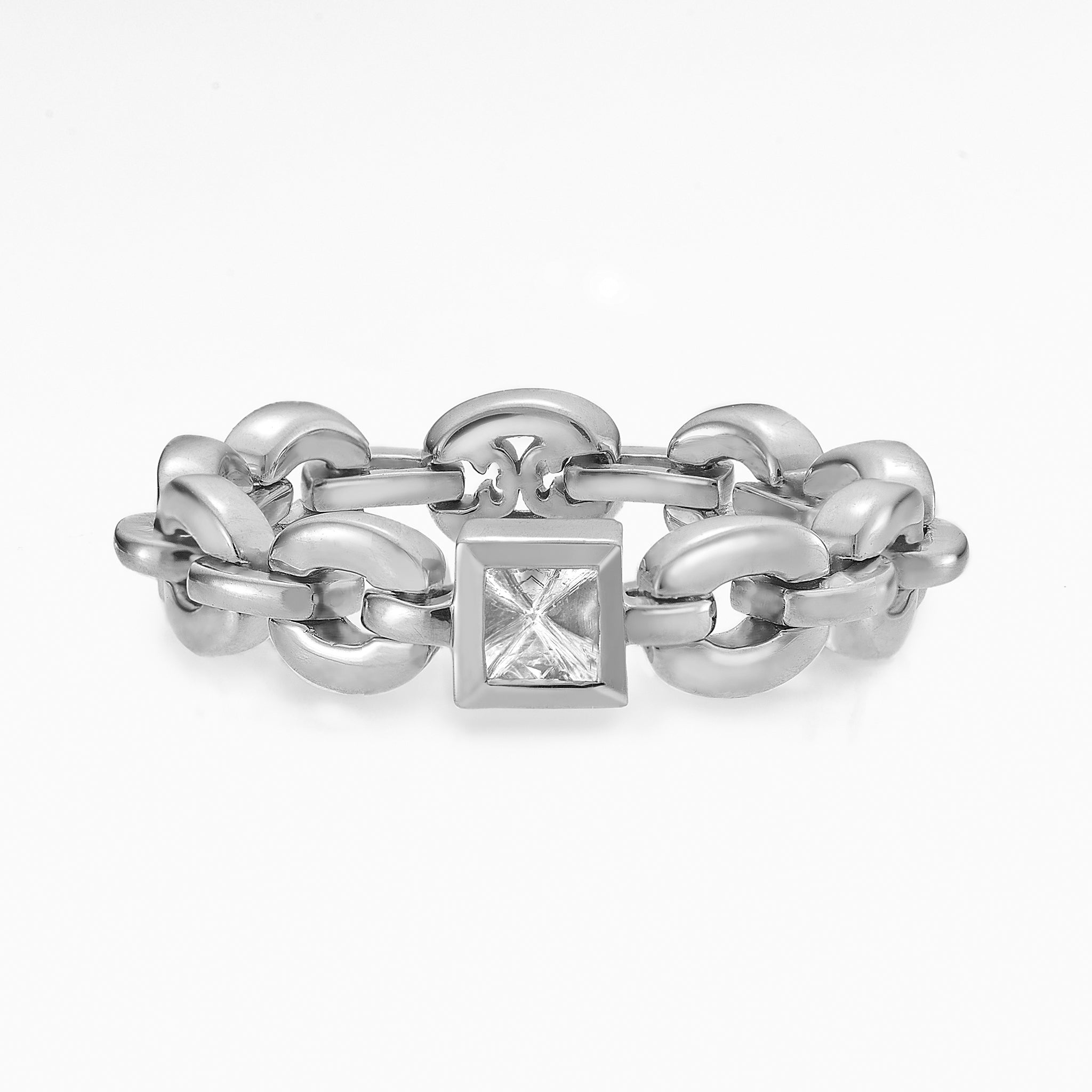 Adeve Links Tiny Ring (white gold)