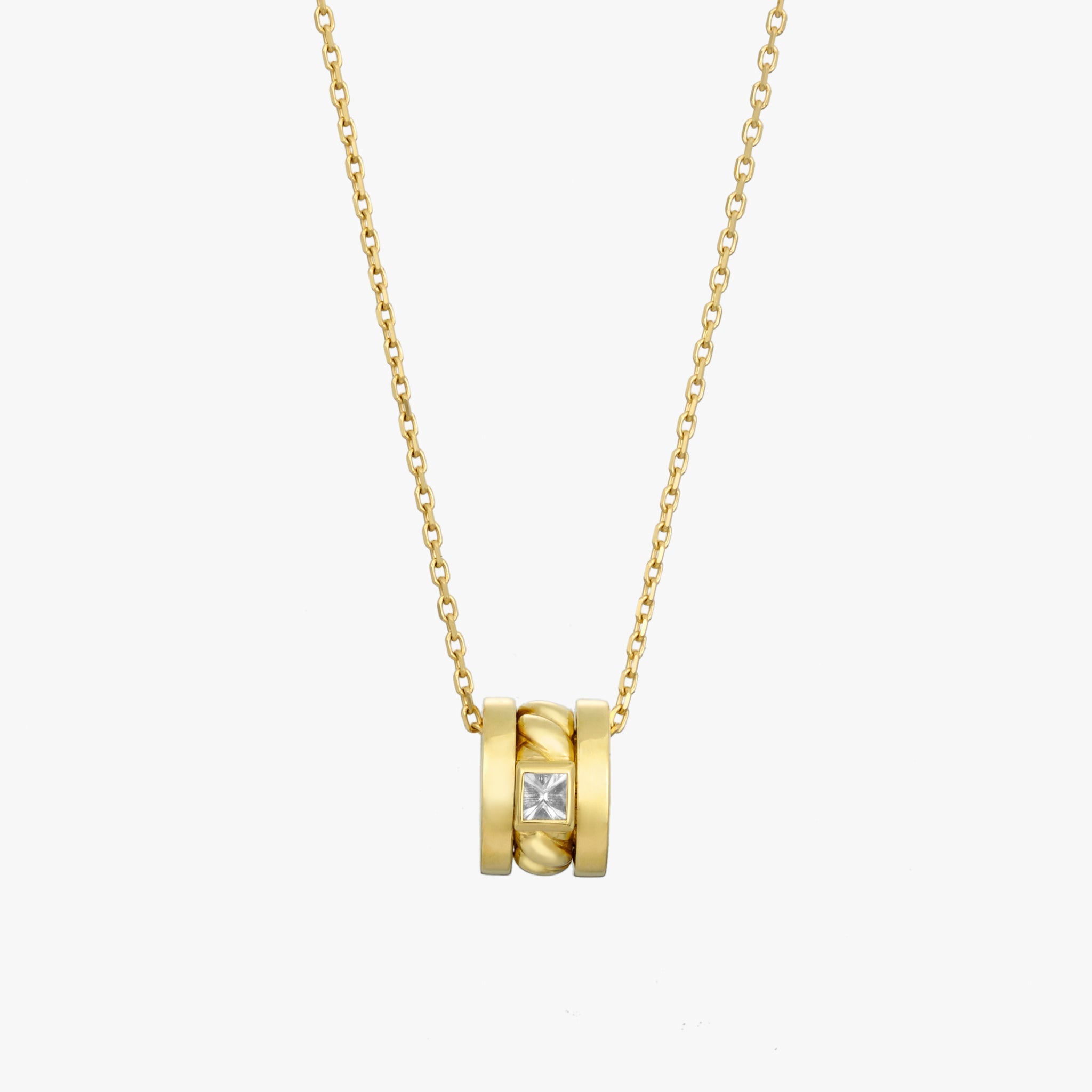 Adeve Birth Eternal Necklace (yellow gold)