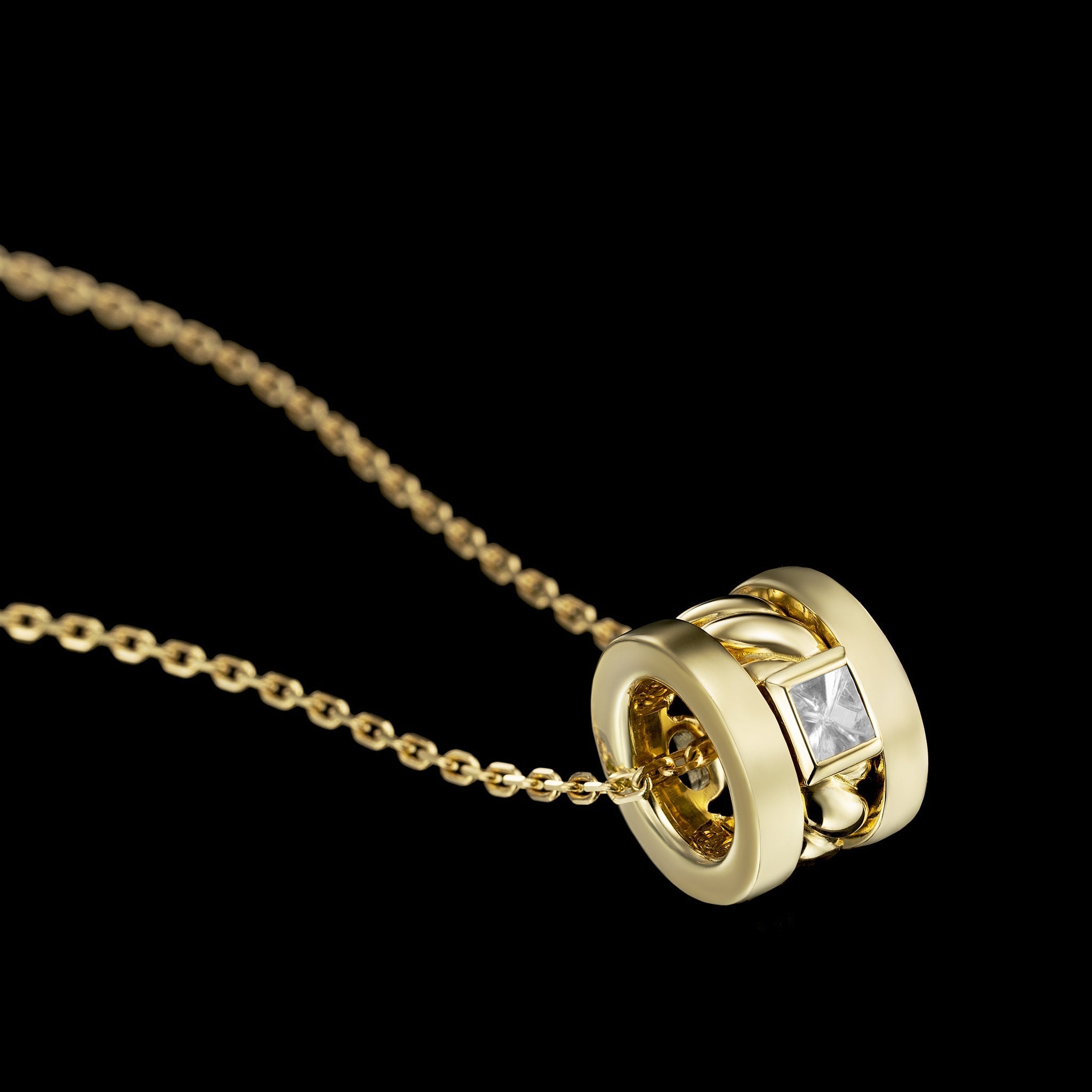 Adeve Birth Eternal Necklace (yellow gold)