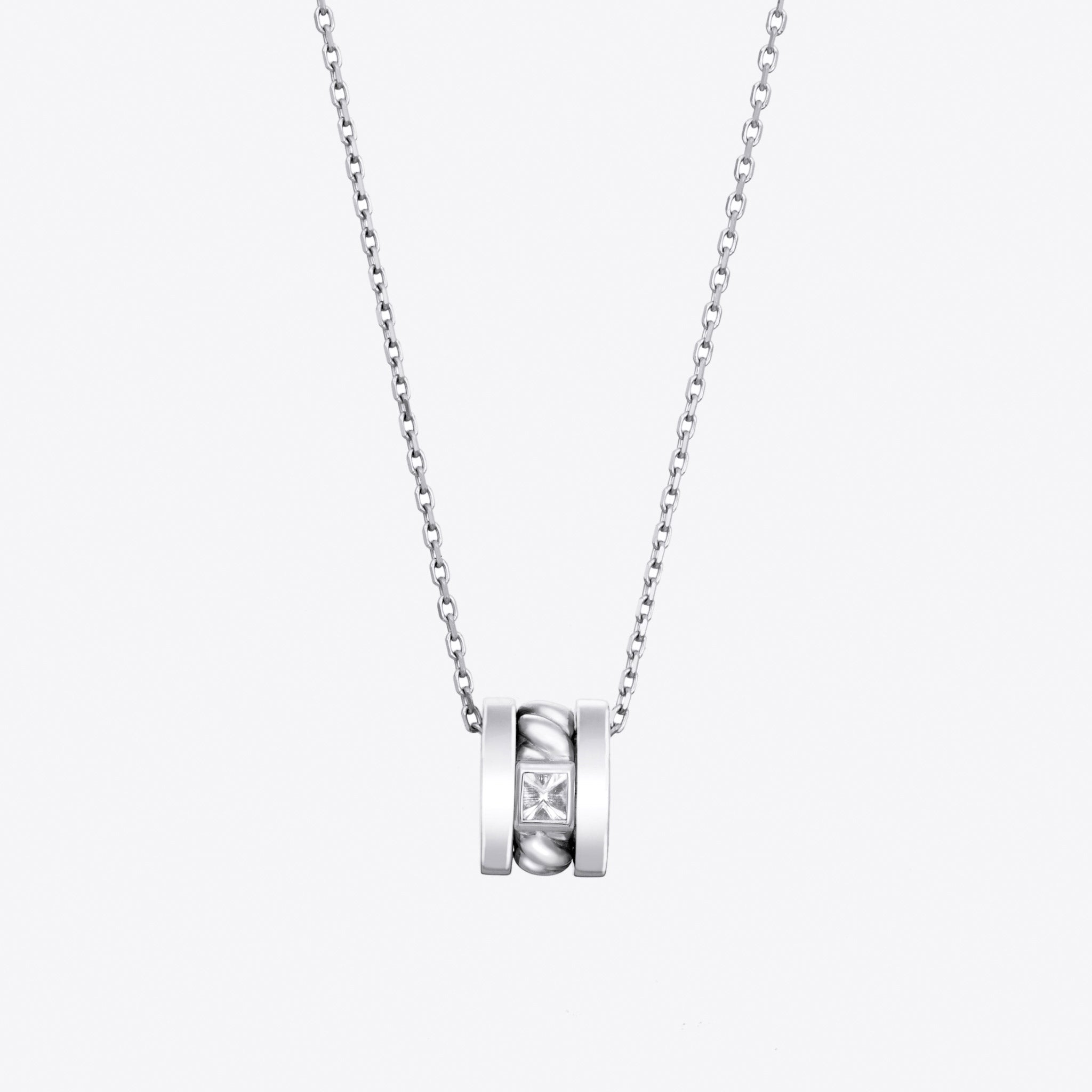 Adeve Birth Eternal Necklace (white gold)