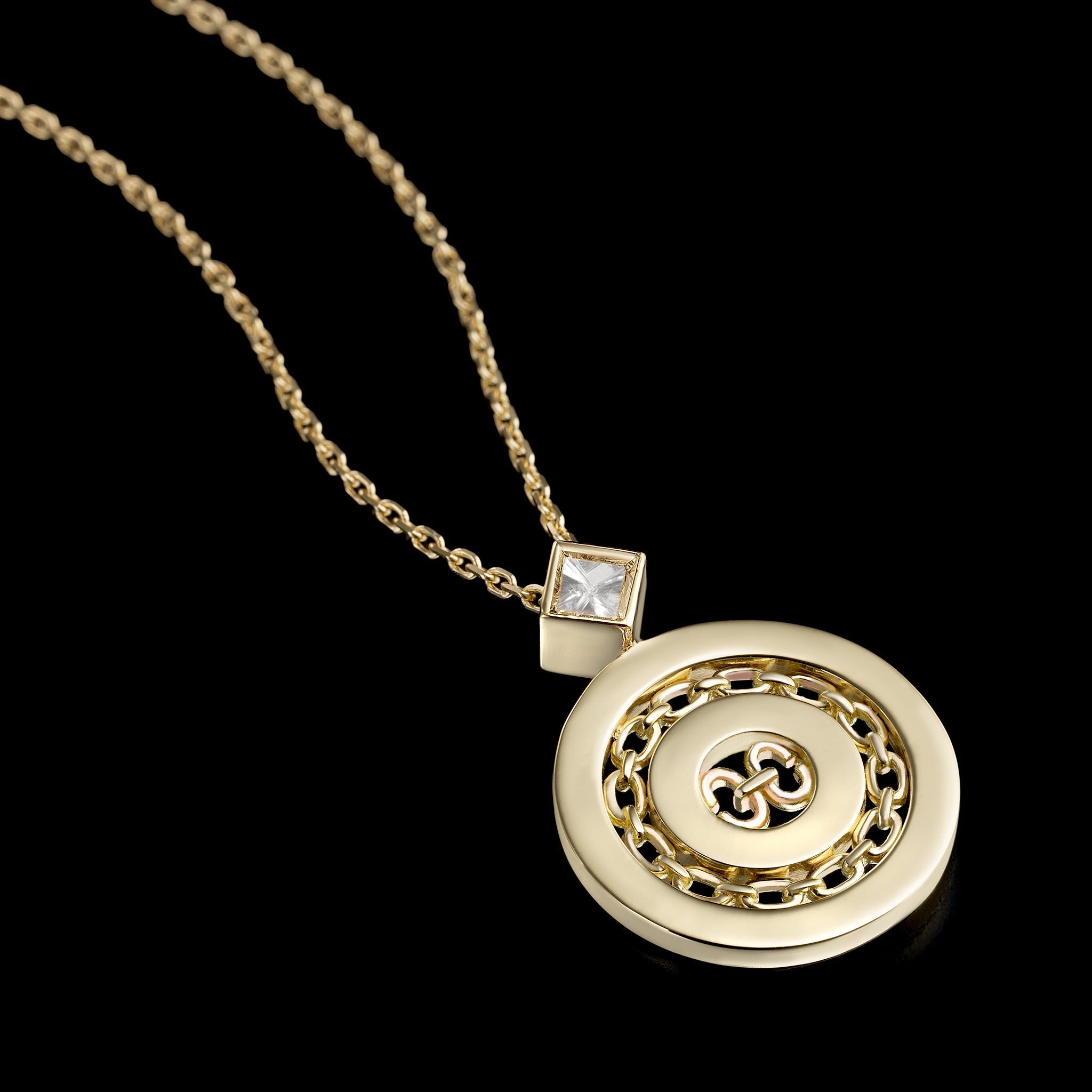 Adeve Links Timeless Necklace (yellow gold)