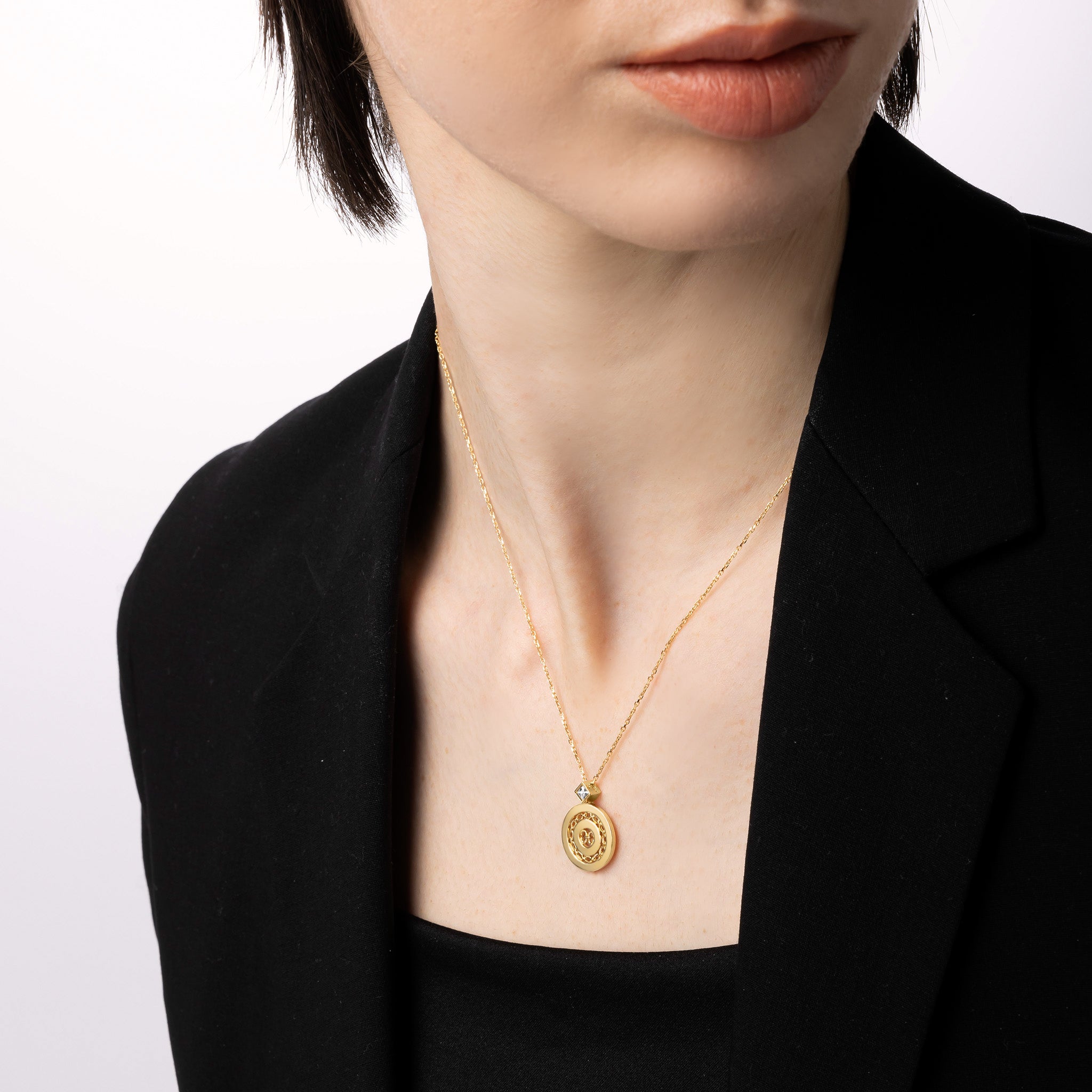 Adeve Links Timeless Necklace (yellow gold)