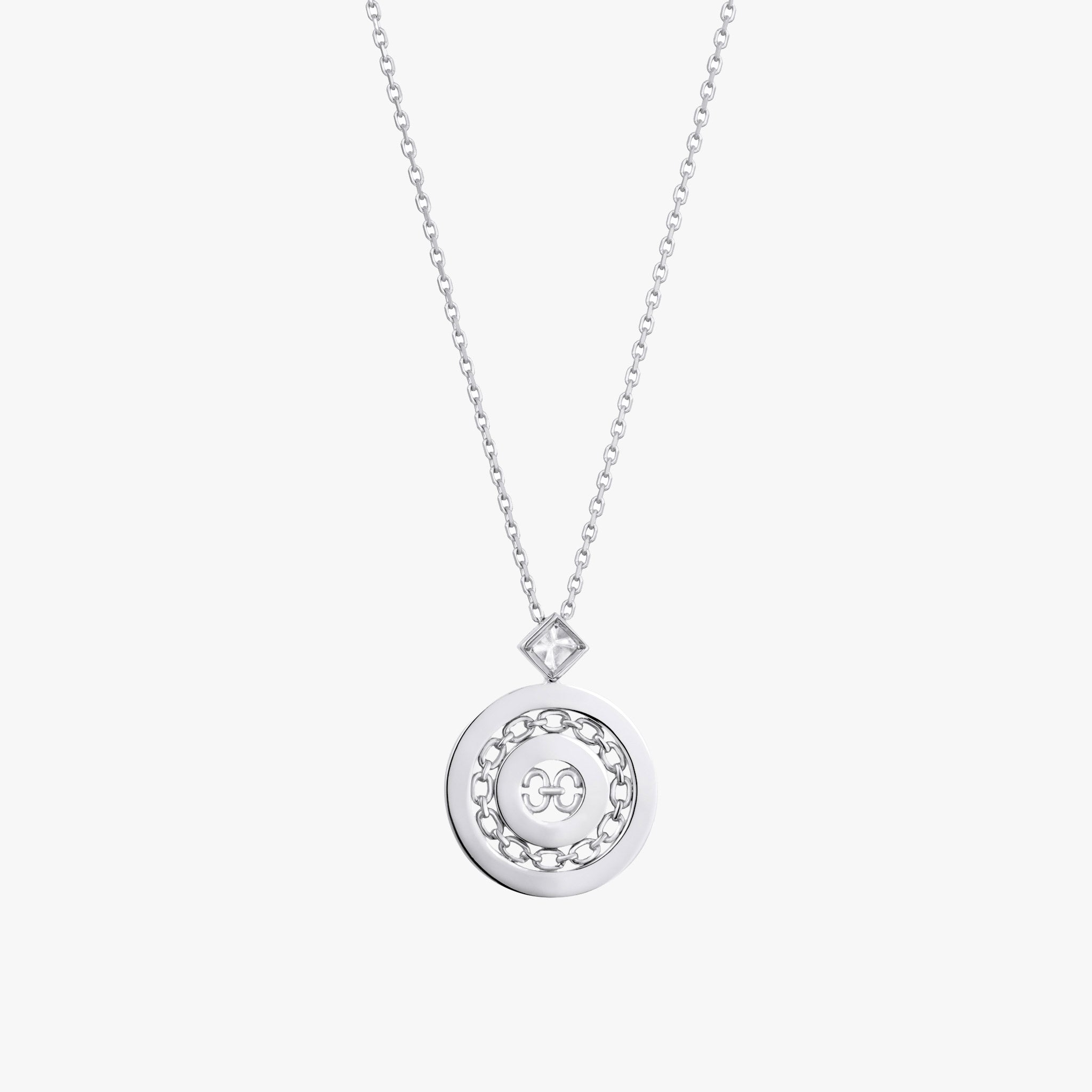 Adeve Links Timeless Necklace (white gold)