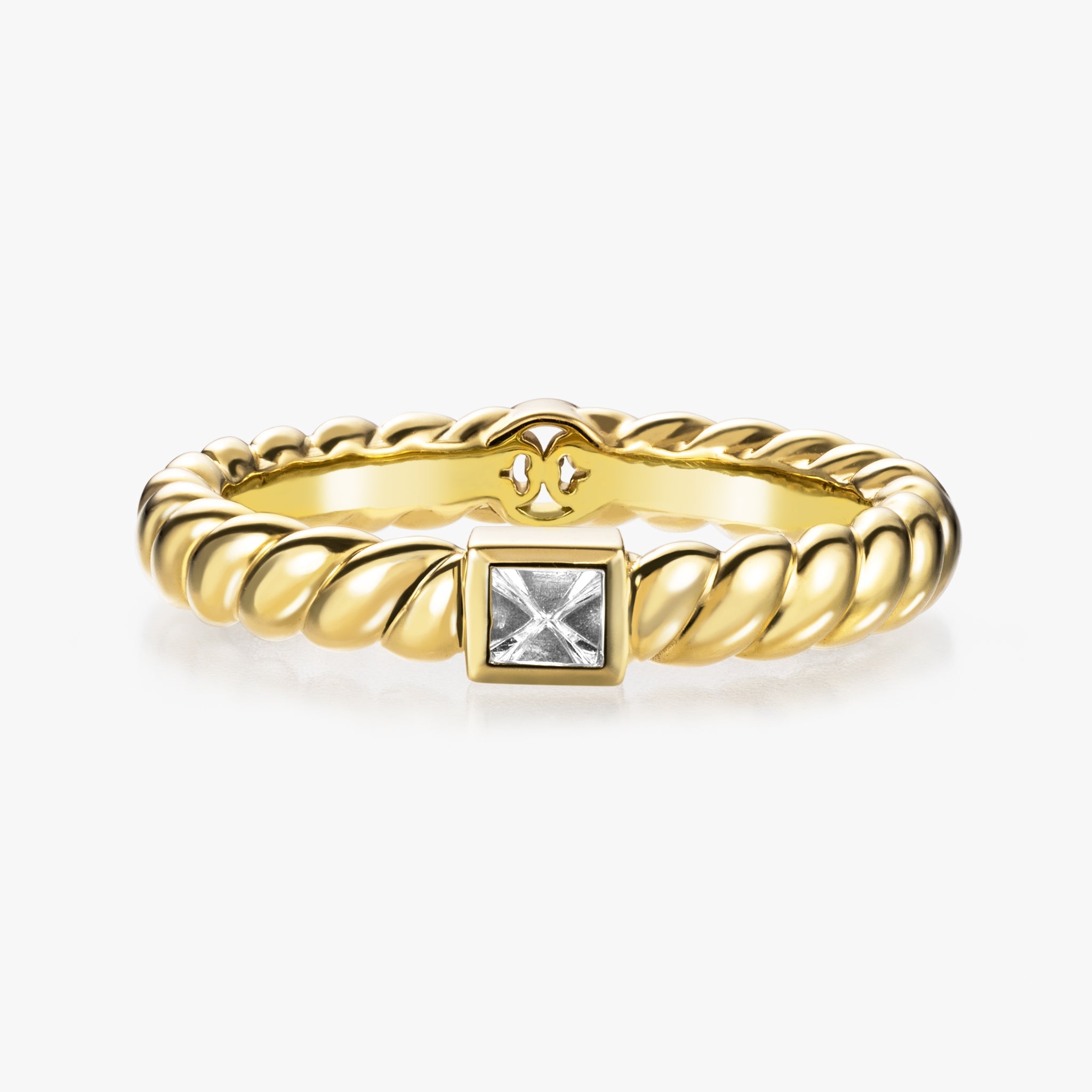 Adeve Birth Narrow Ring (yellow gold)