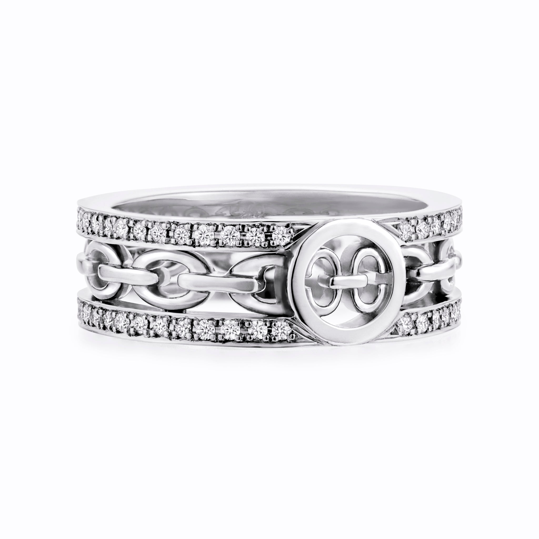 Adeve Links Eternal Ring (white gold with melee diamonds)