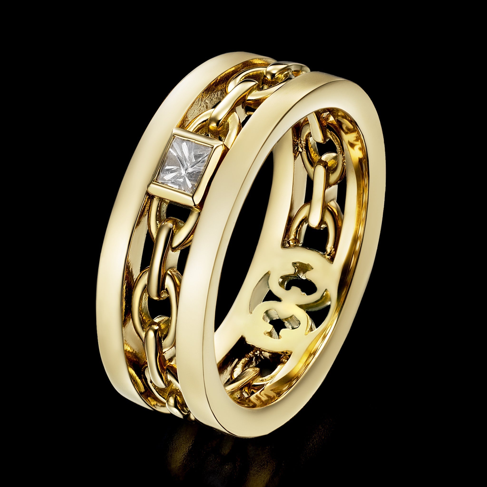 Adeve Links Eternal Ring (yellow gold)