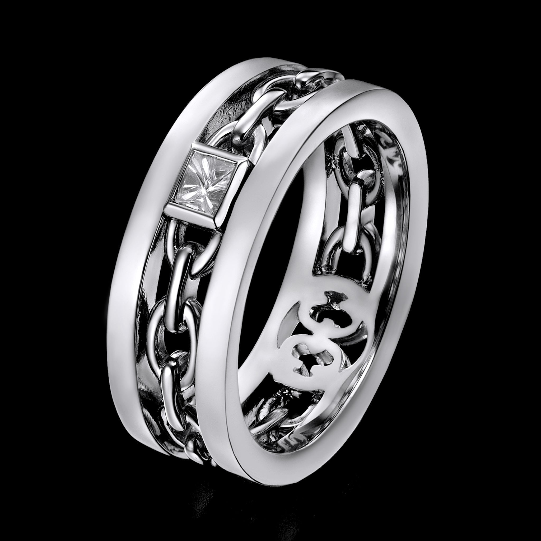 Adeve Links Eternal Ring (white gold)