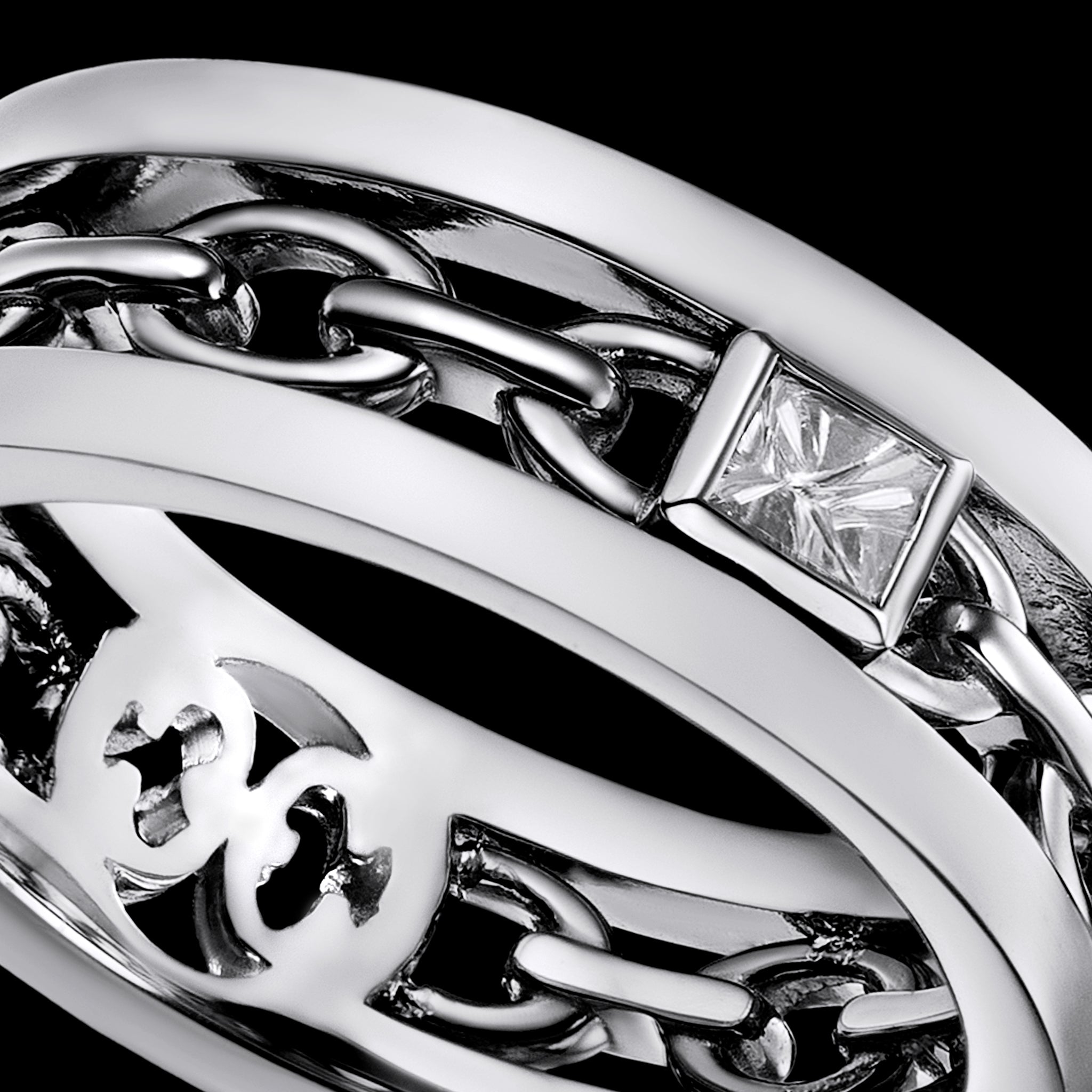 Adeve Links Eternal Ring (white gold)