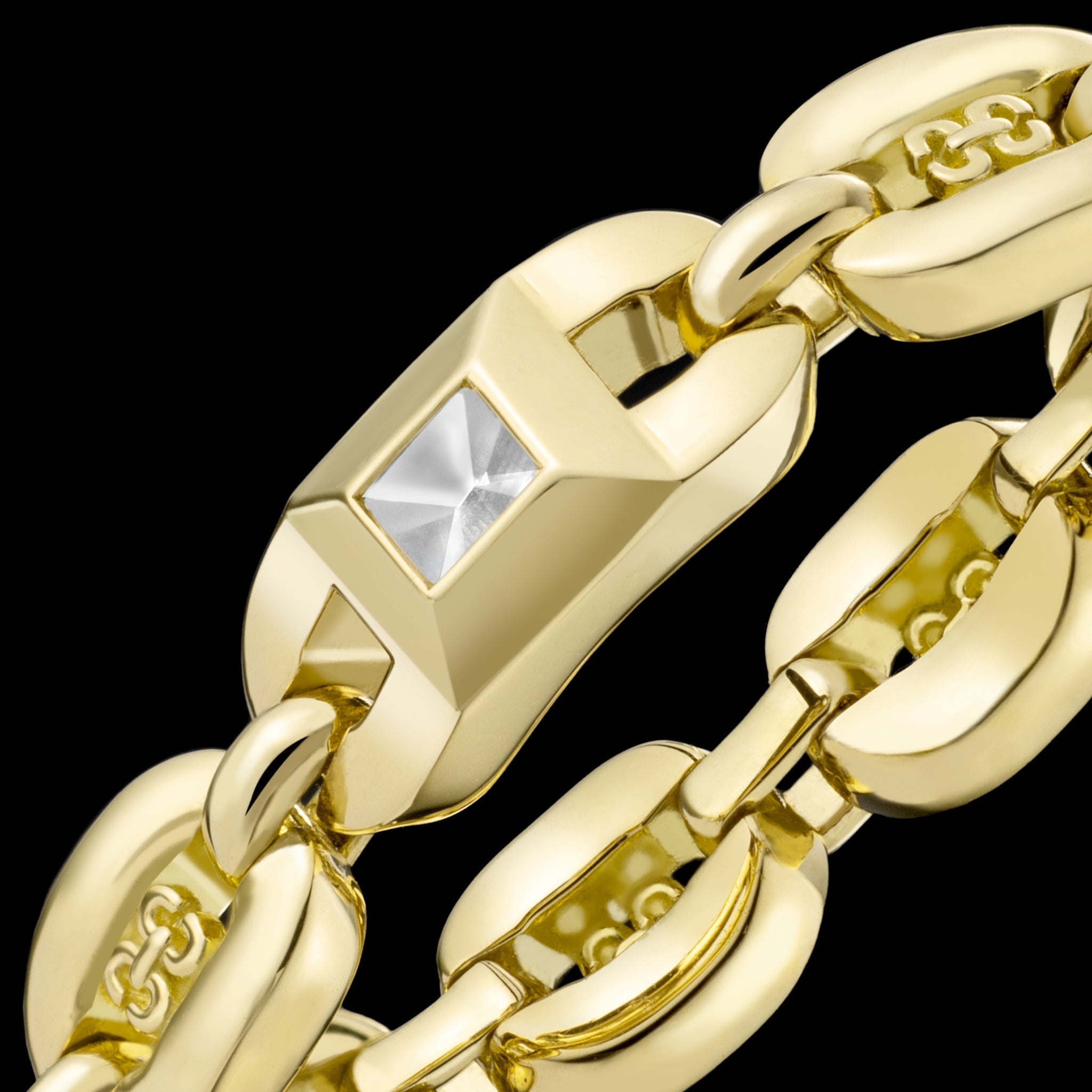 Adeve Links Chain Ring (yellow gold)