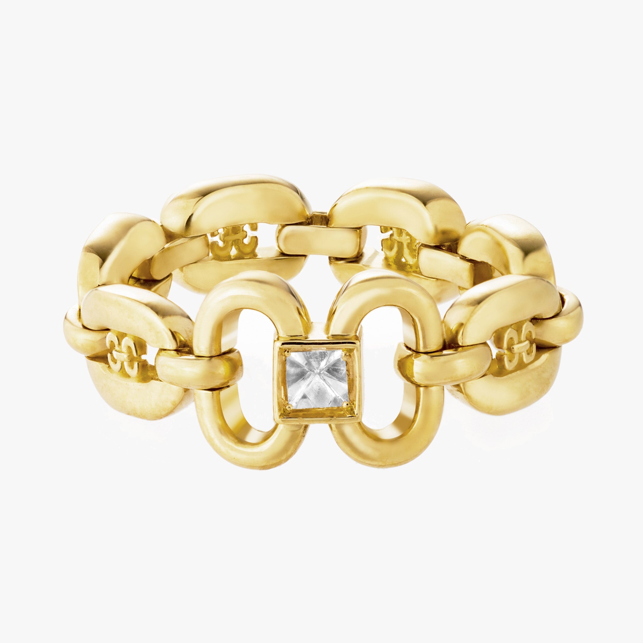 Adeve Links Iconic Ring (yellow gold)