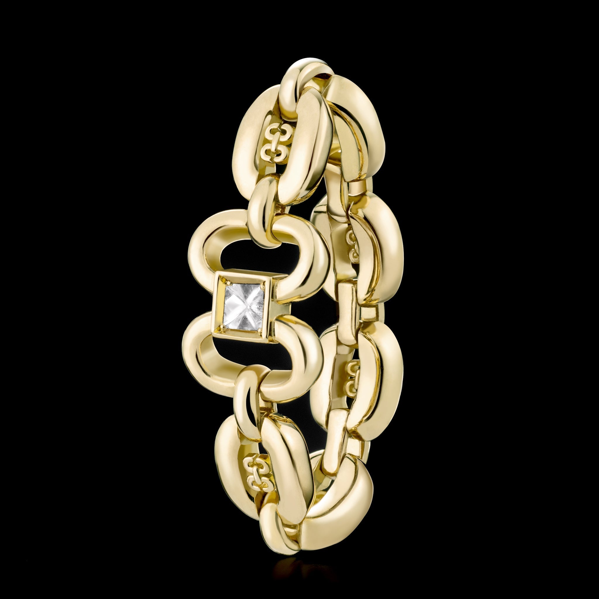 Adeve Links Iconic Ring (yellow gold)