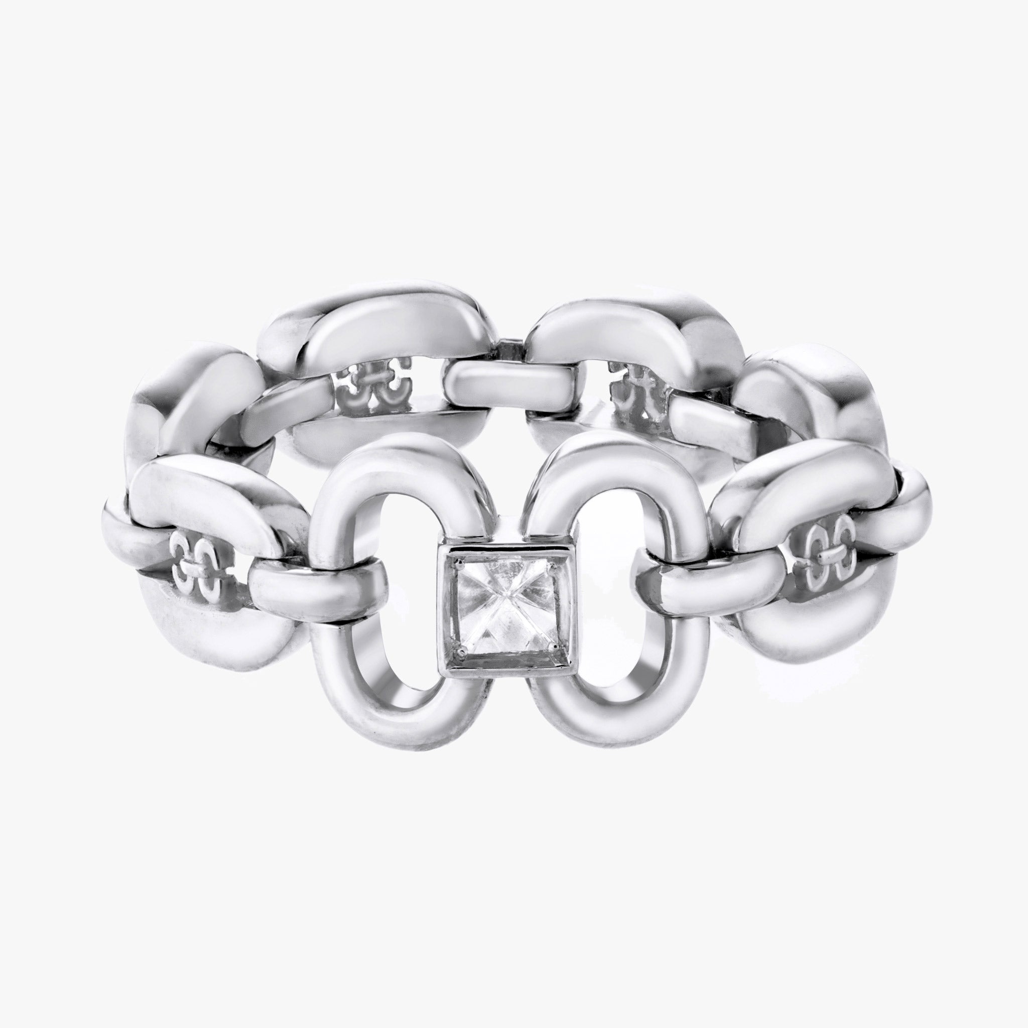 Adeve Links Iconic Ring (white gold)