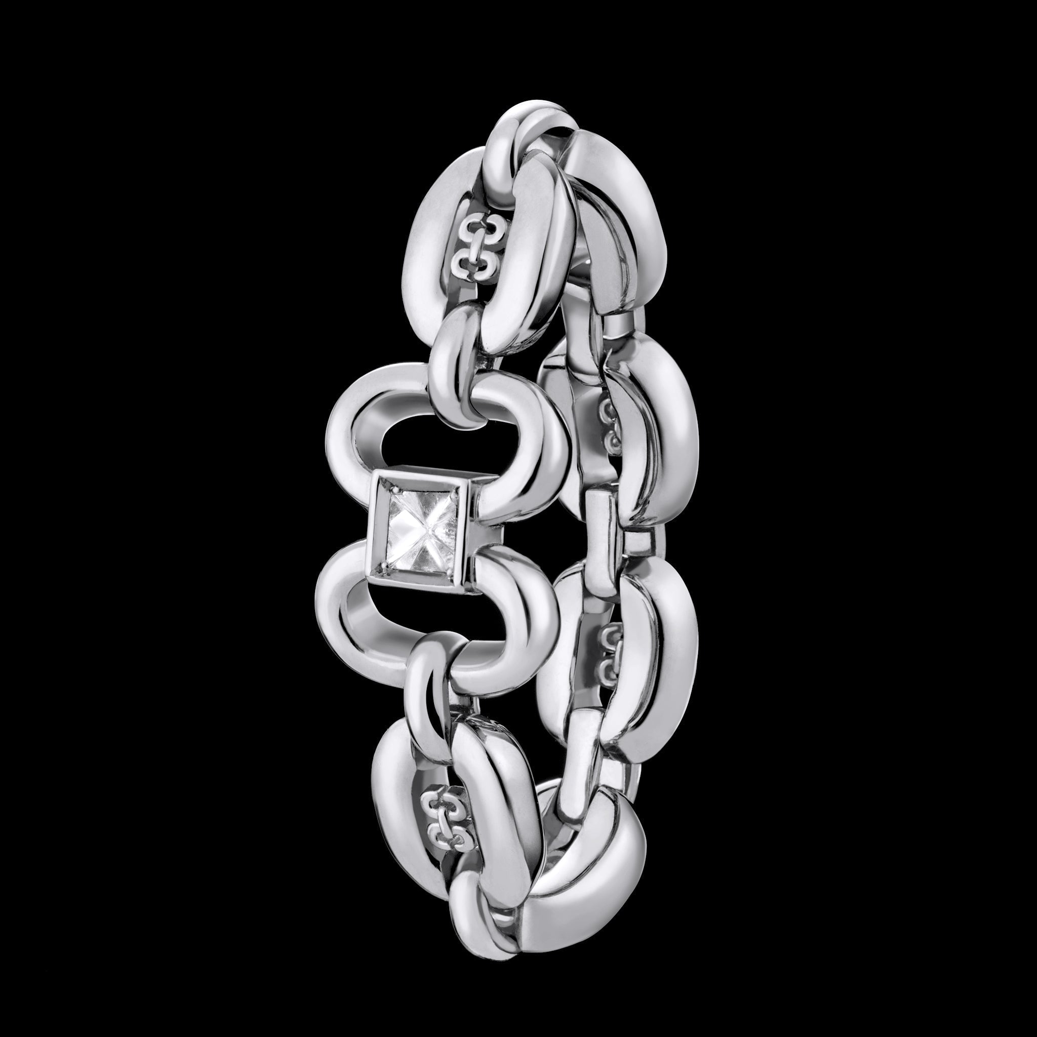 Adeve Links Iconic Ring (white gold)