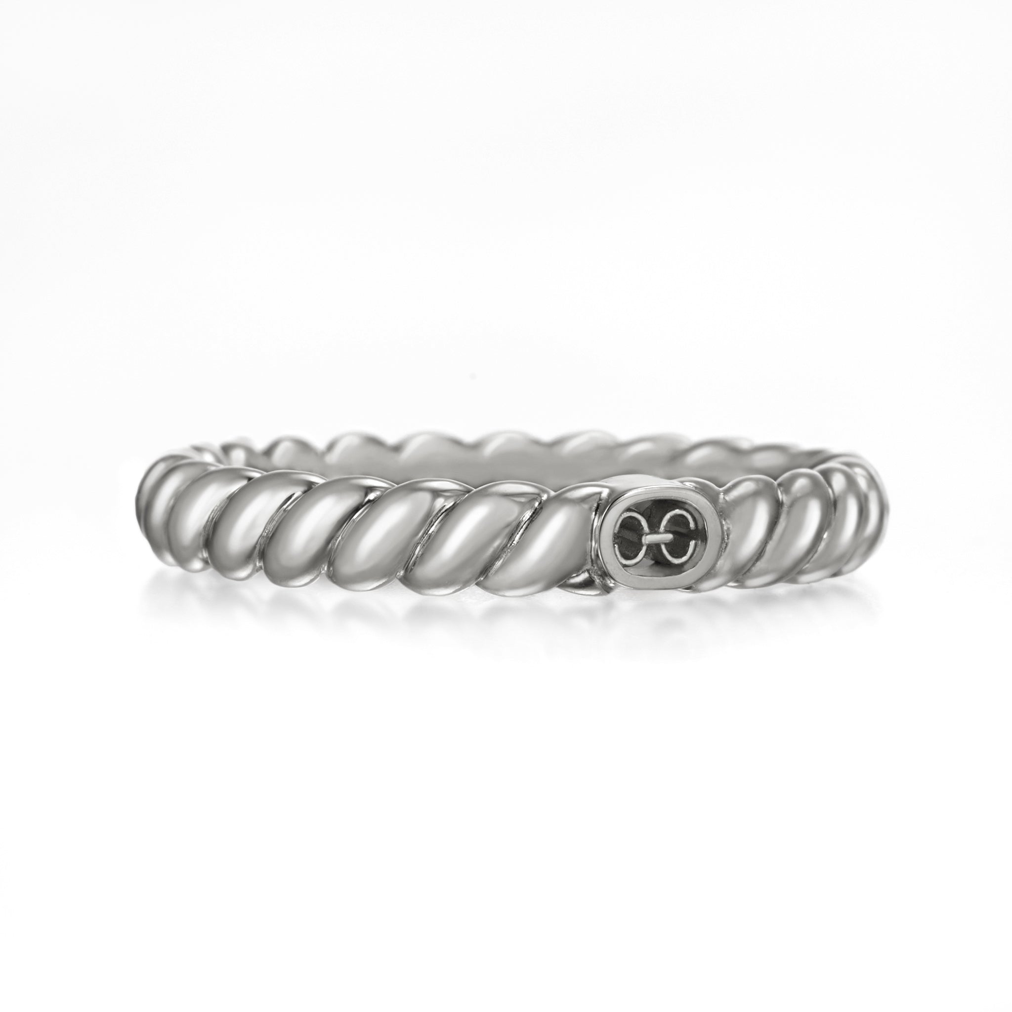 Birth Narrow Ring (white gold)