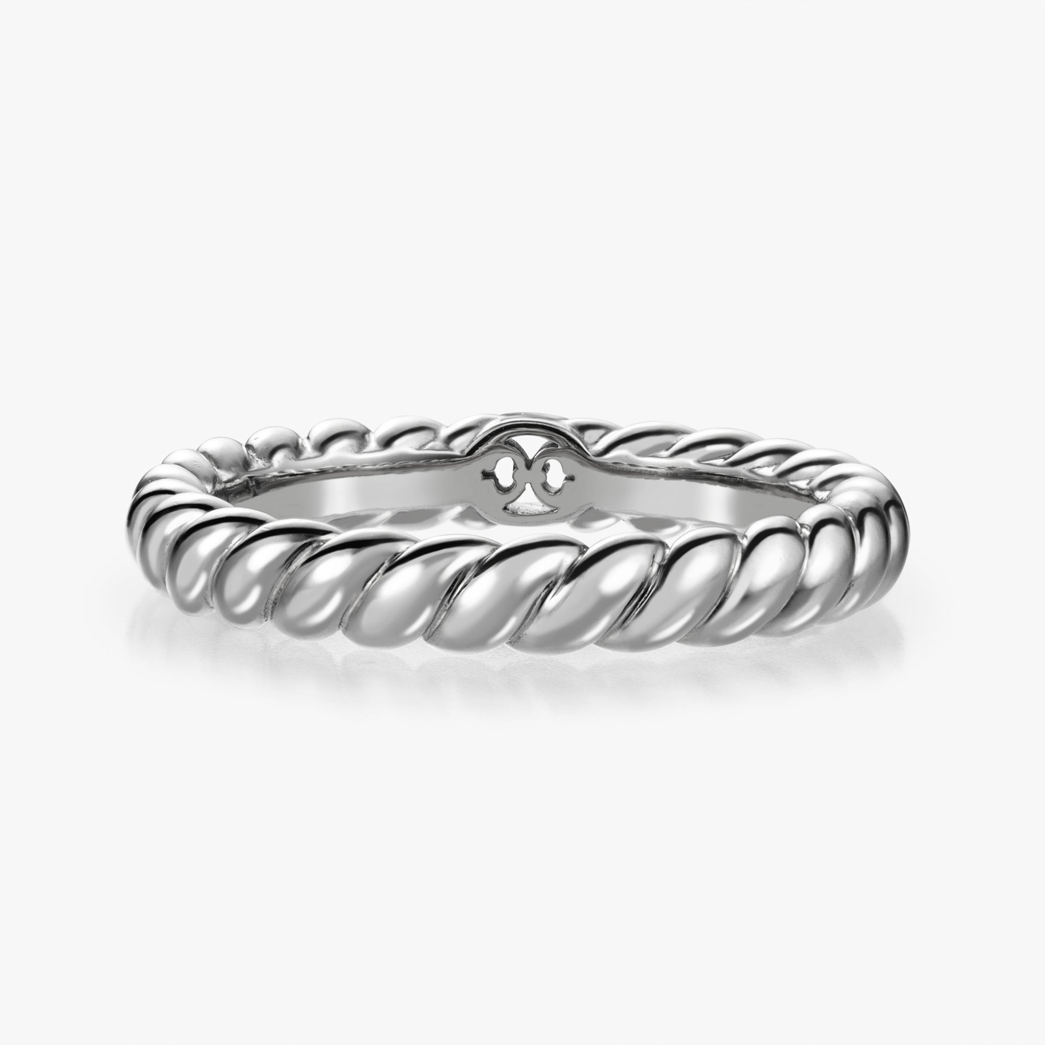 Birth Narrow Ring (white gold)