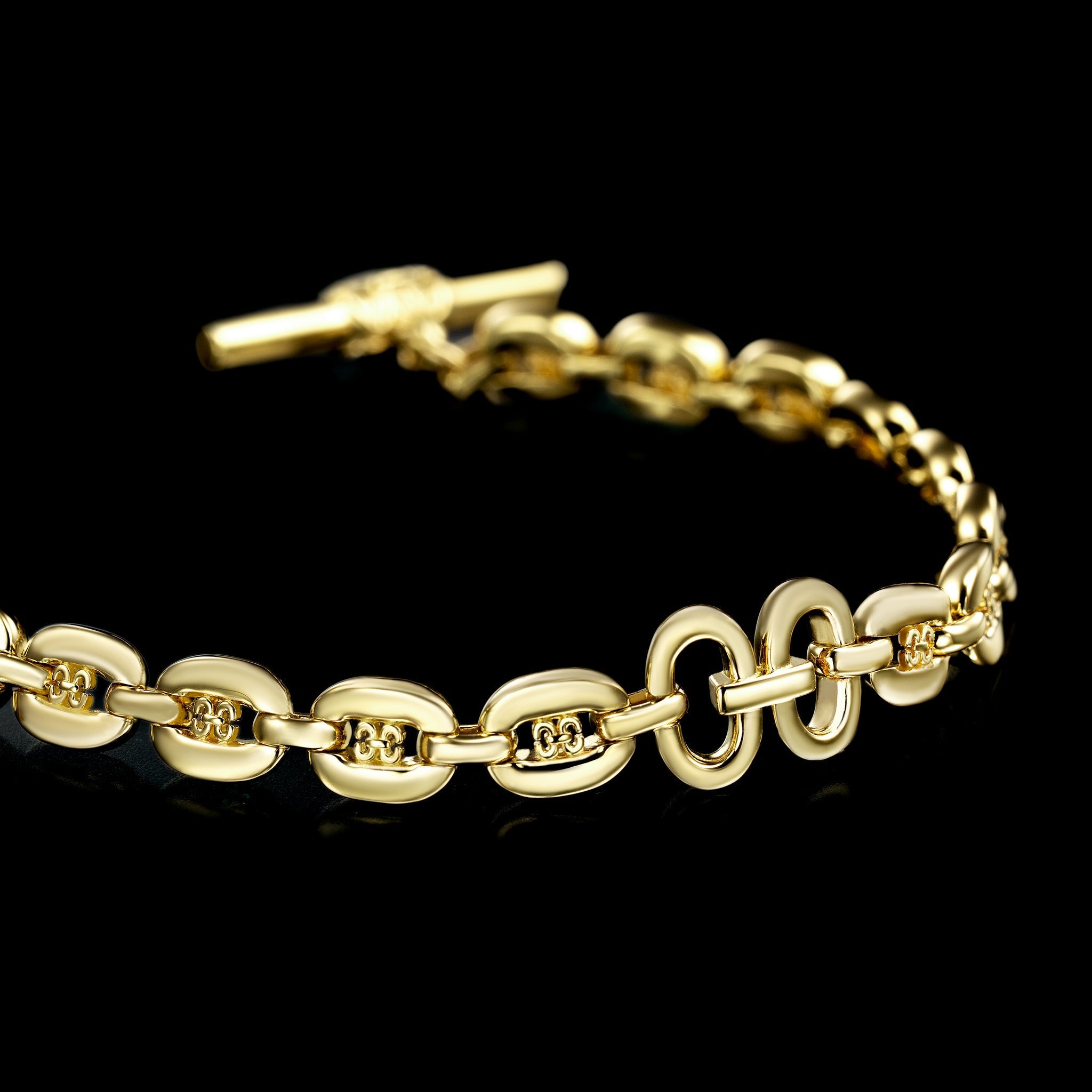 Links Chain Bracelet (yellow gold)