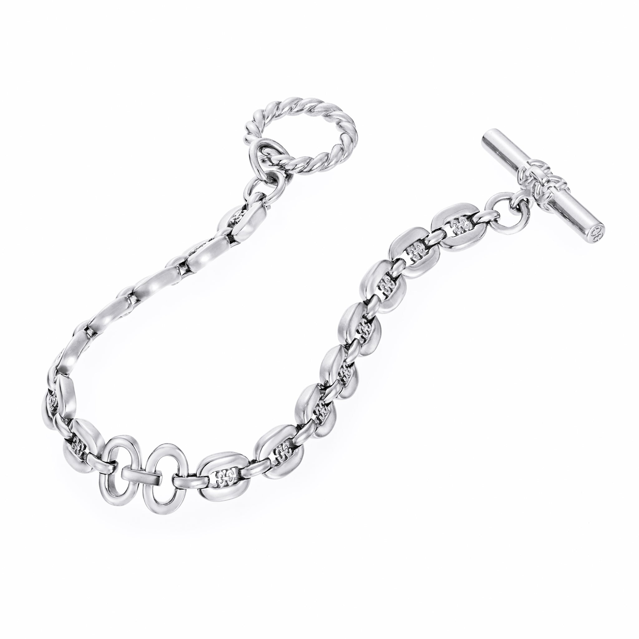 Links Chain Bracelet (white gold)