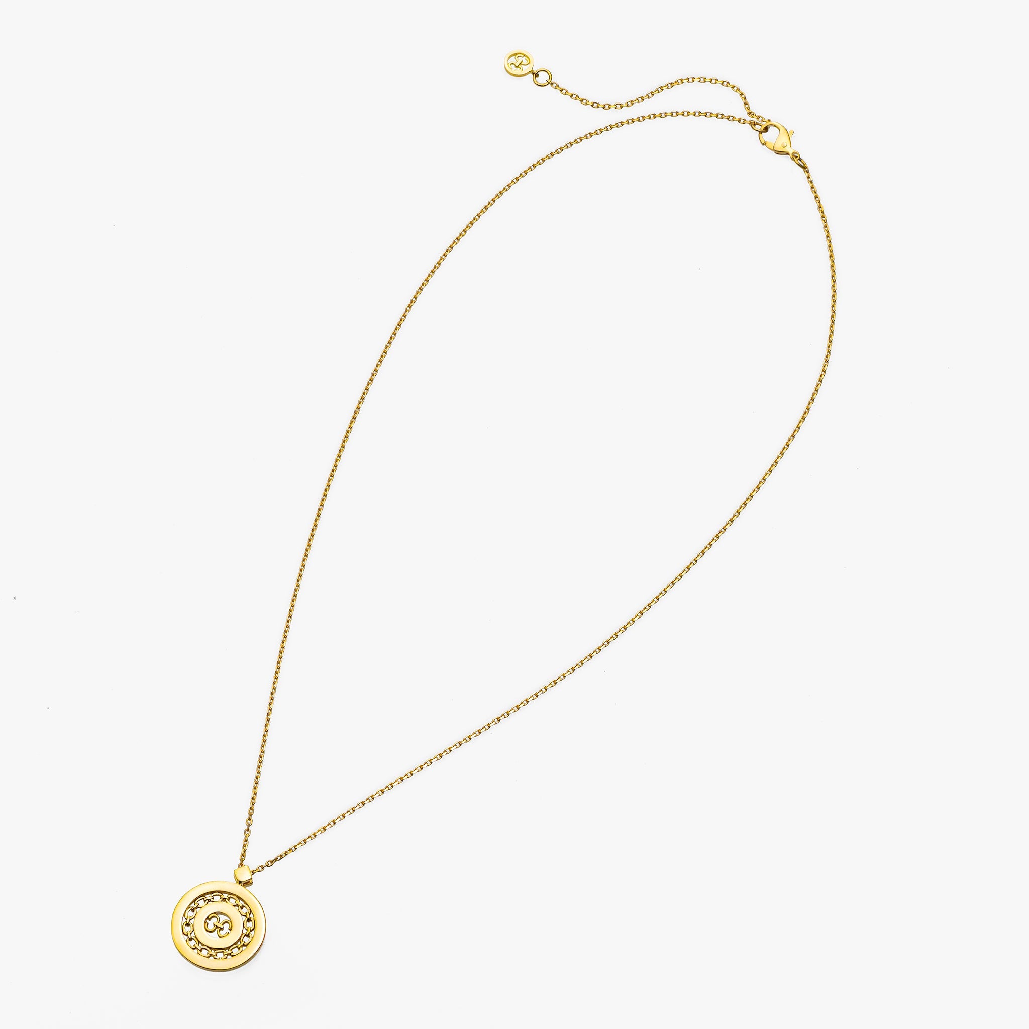 Links Timeless Necklace (yellow gold with diamonds)