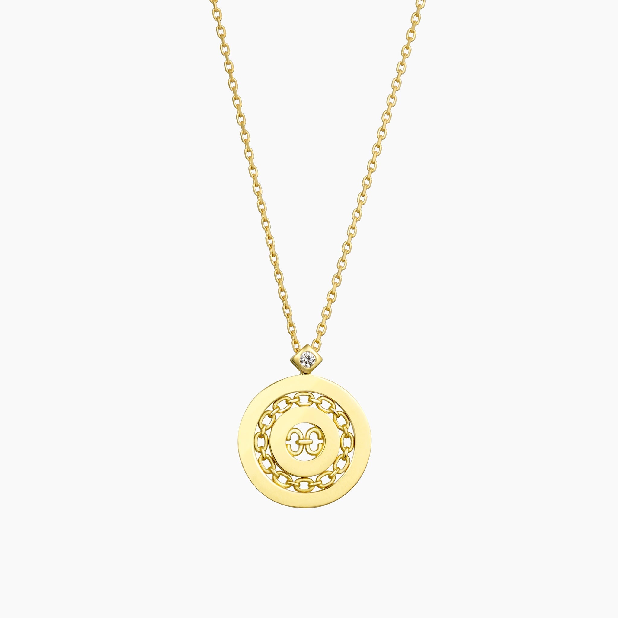 Links Timeless Necklace (yellow gold)