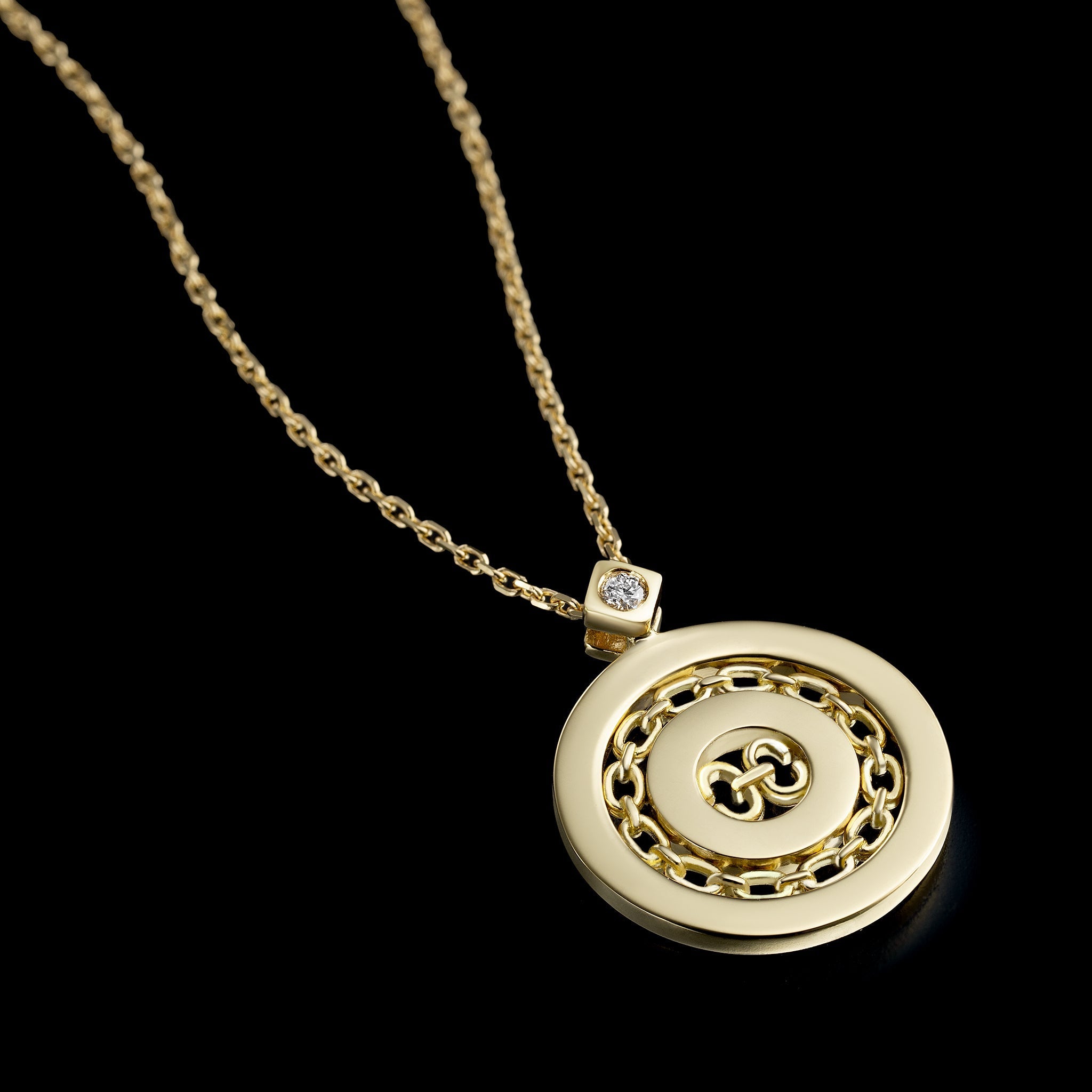 Links Timeless Necklace (yellow gold)