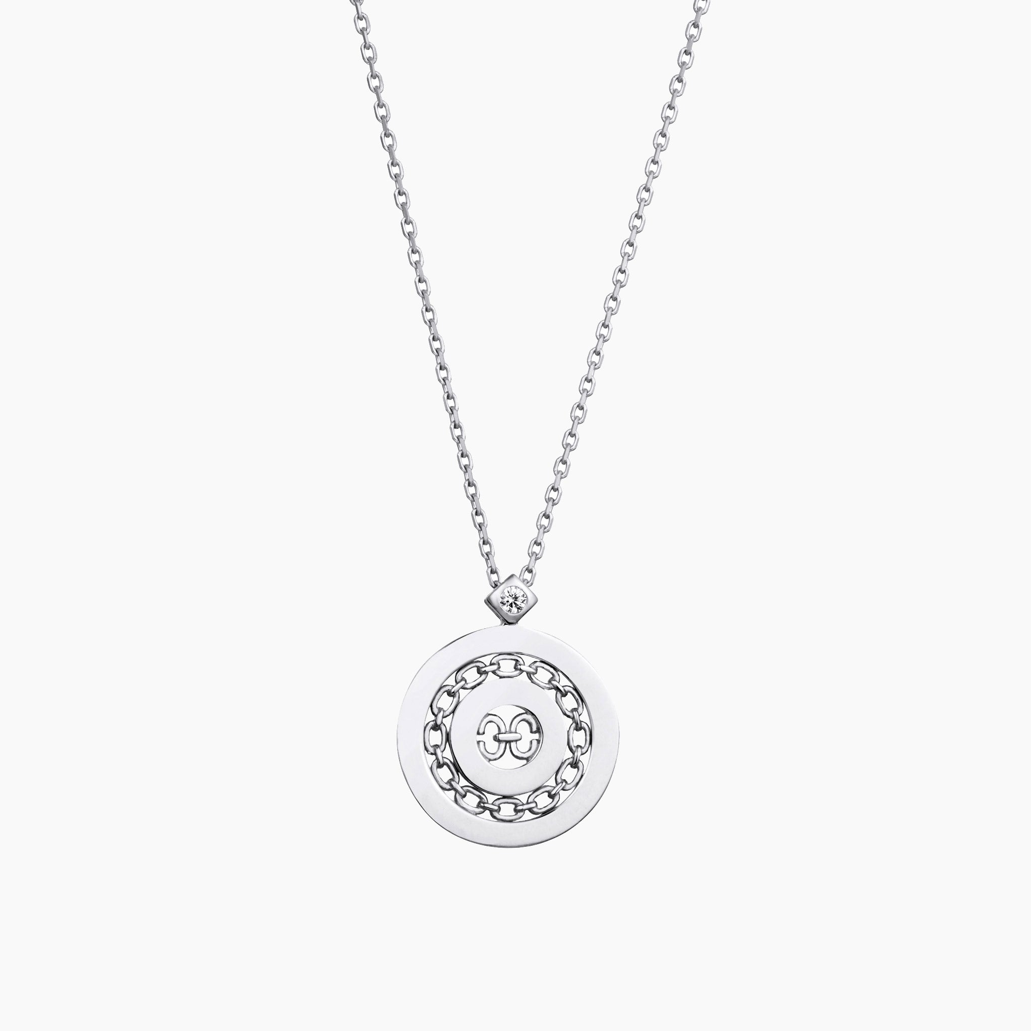 Links Timeless Necklace (white gold)