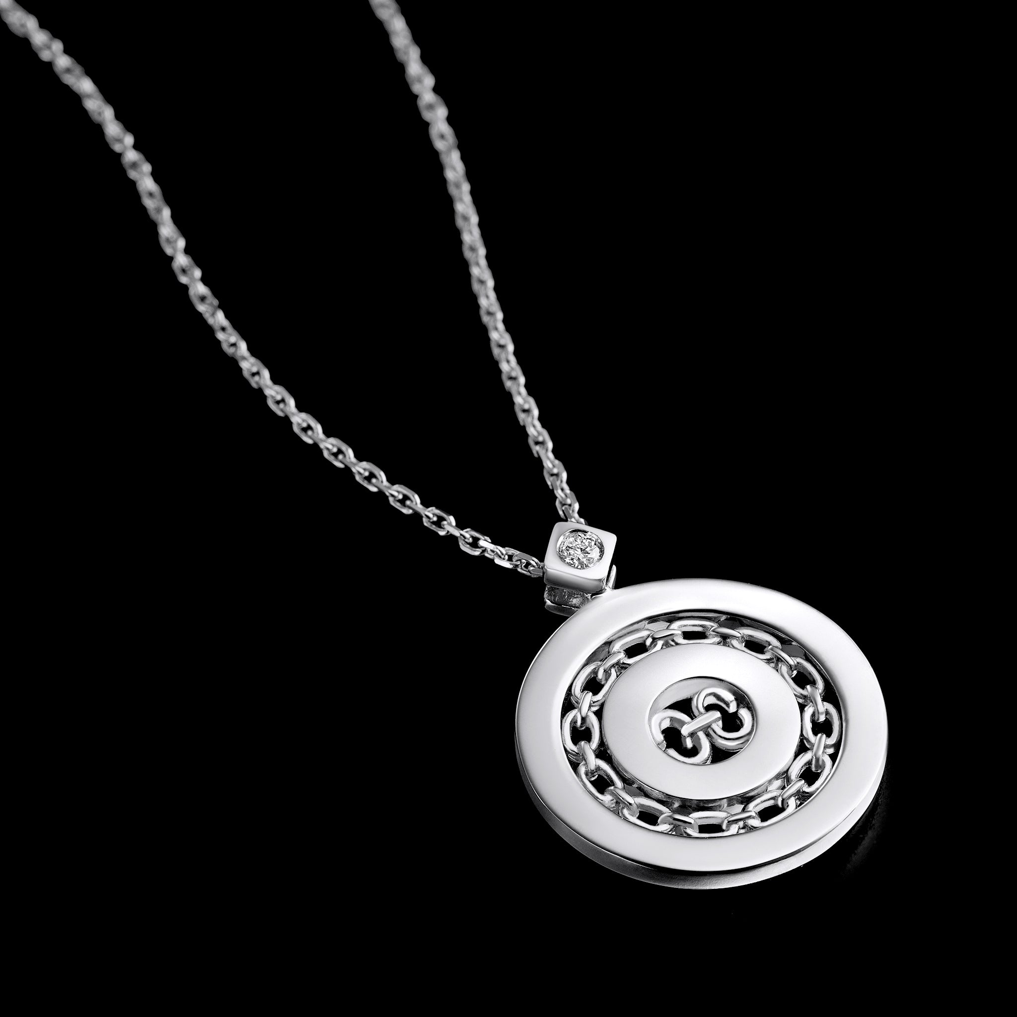 Links Timeless Necklace (white gold)