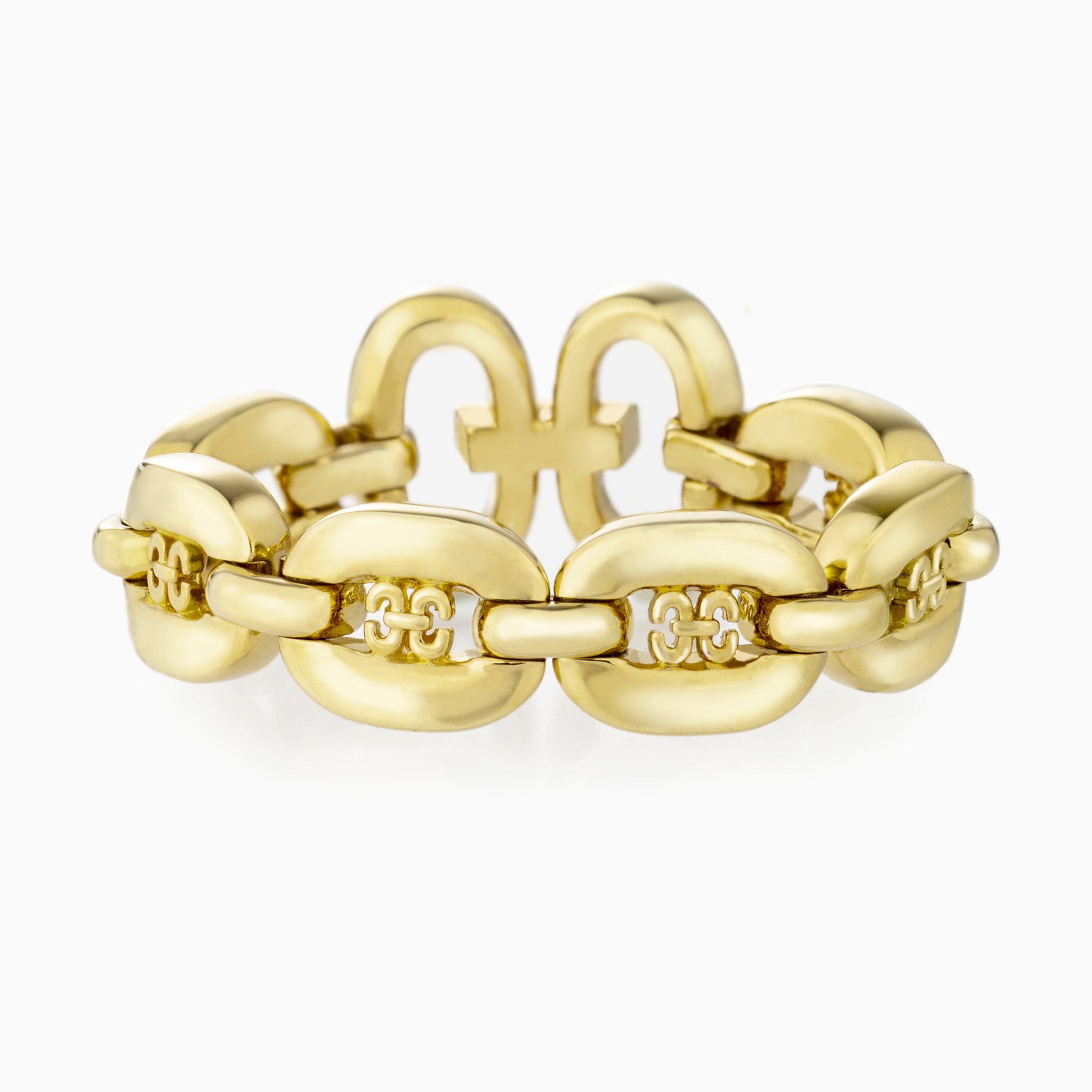 Links Iconic Chain Ring (yellow gold)