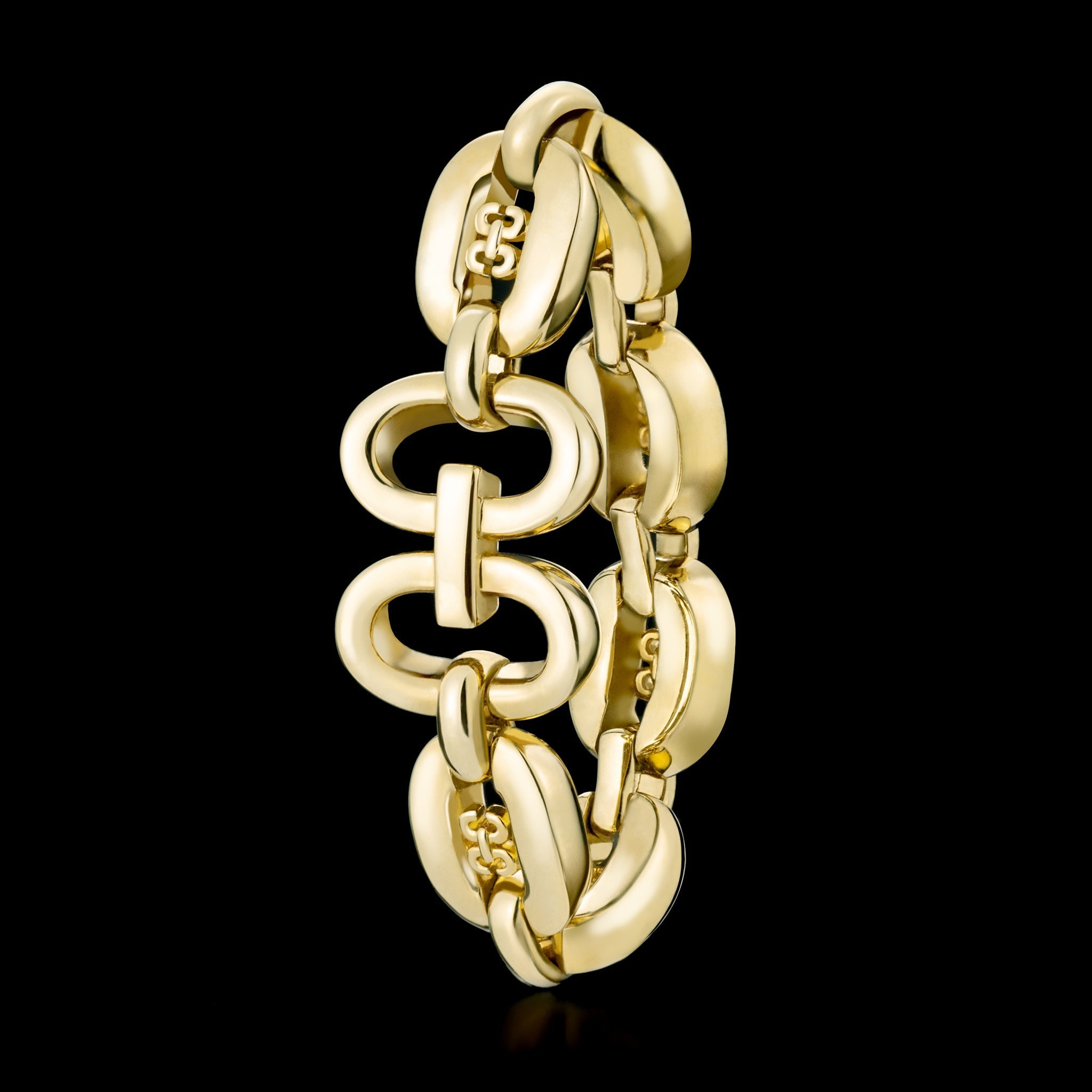 Links Iconic Chain Ring (yellow gold)