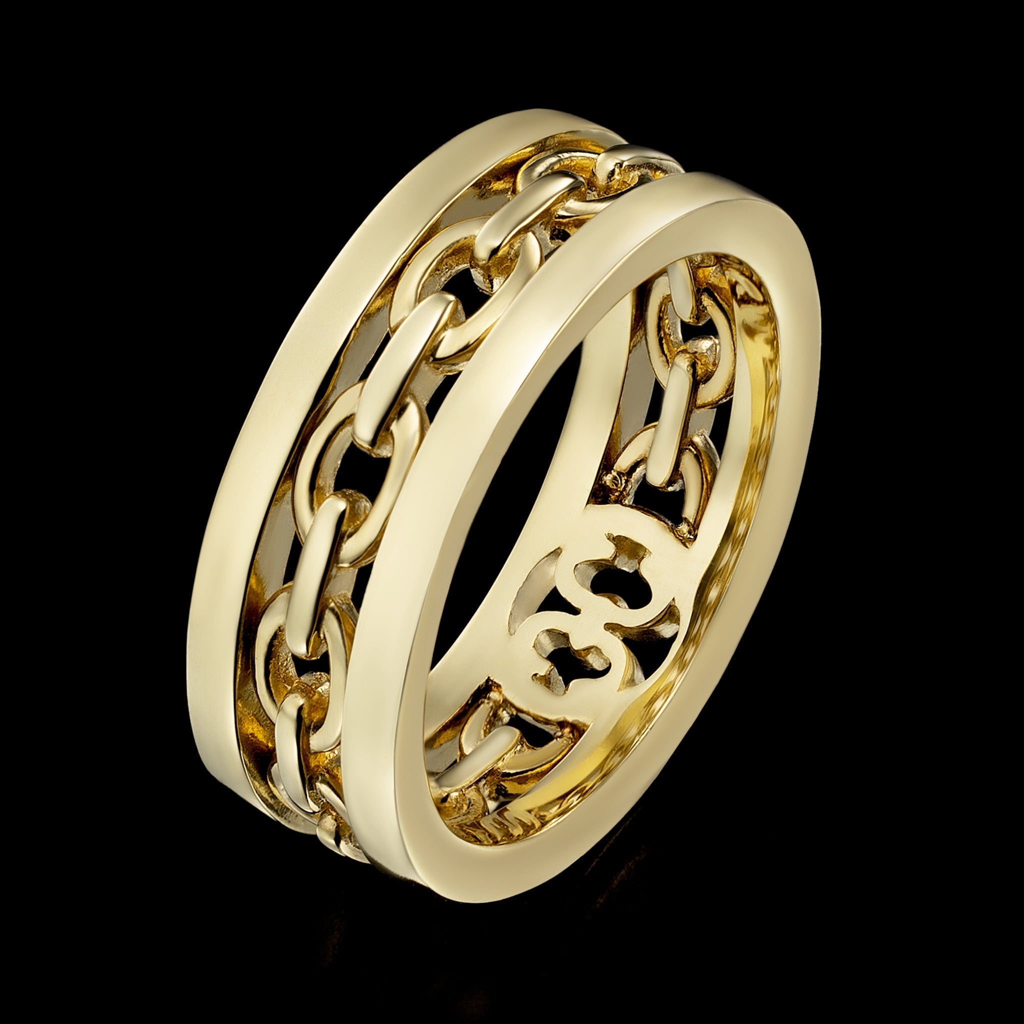 Links Eternal Ring (yellow gold)