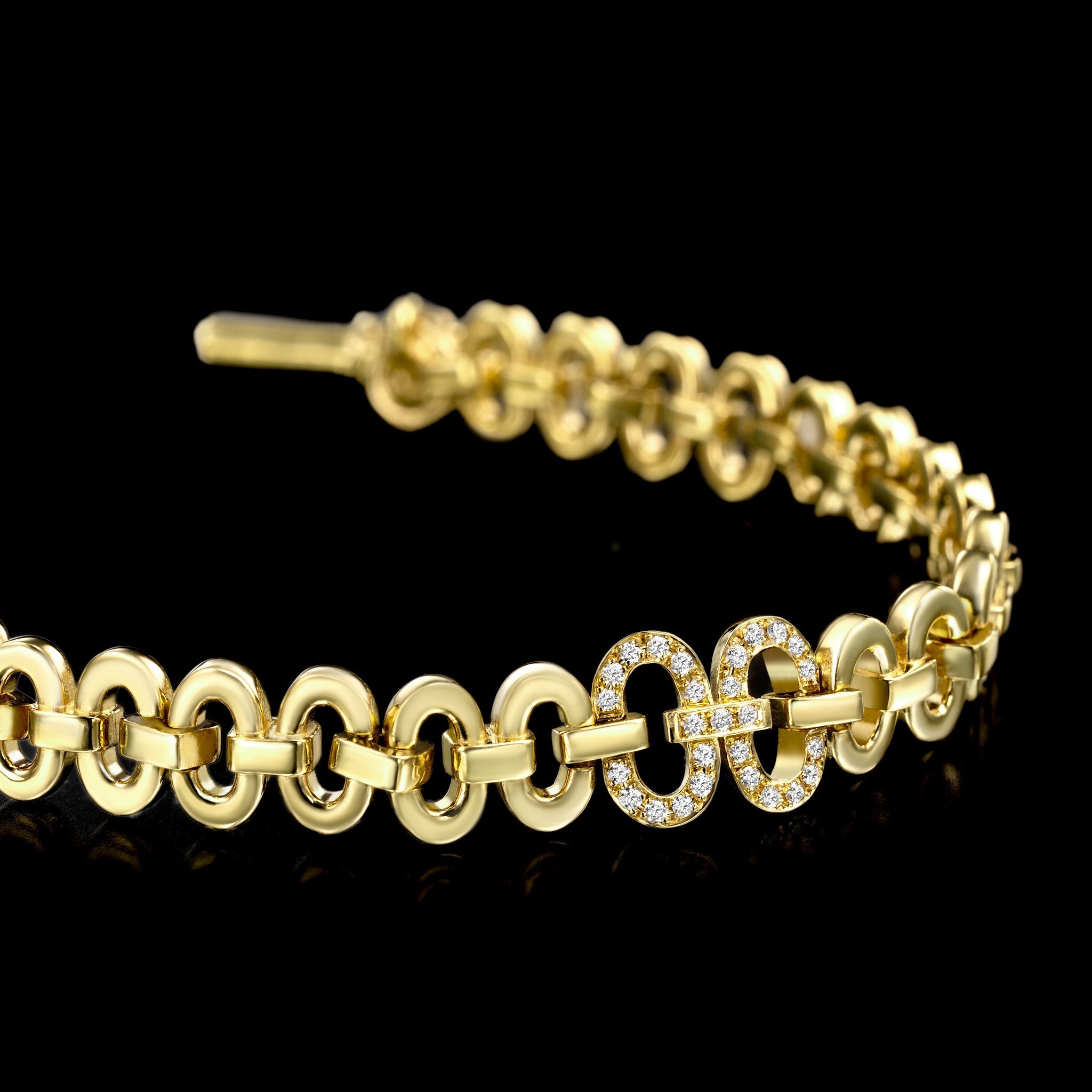 Harmony Iconic Bracelet (yellow gold with diamonds)