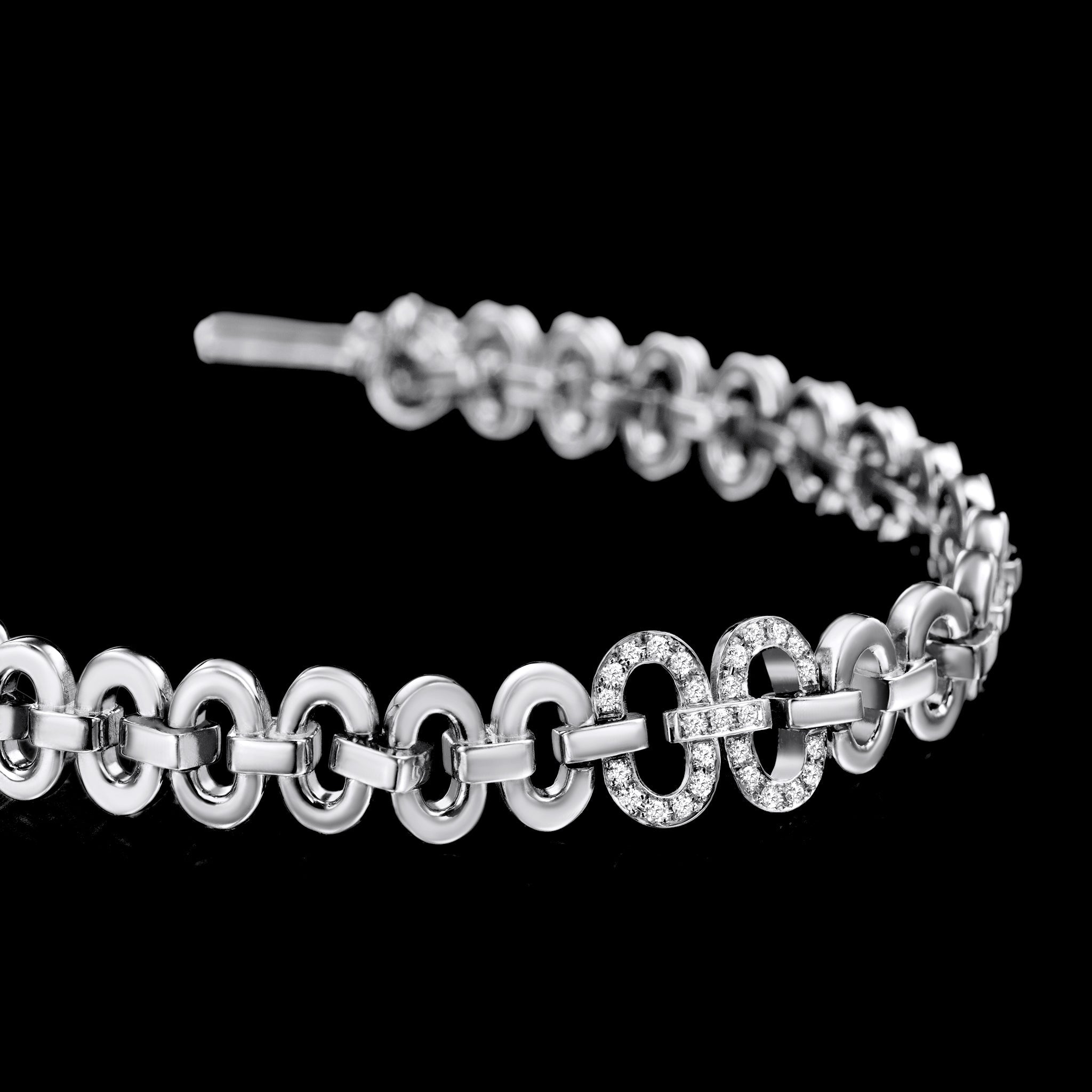 Harmony Iconic Bracelet (white gold with diamonds)