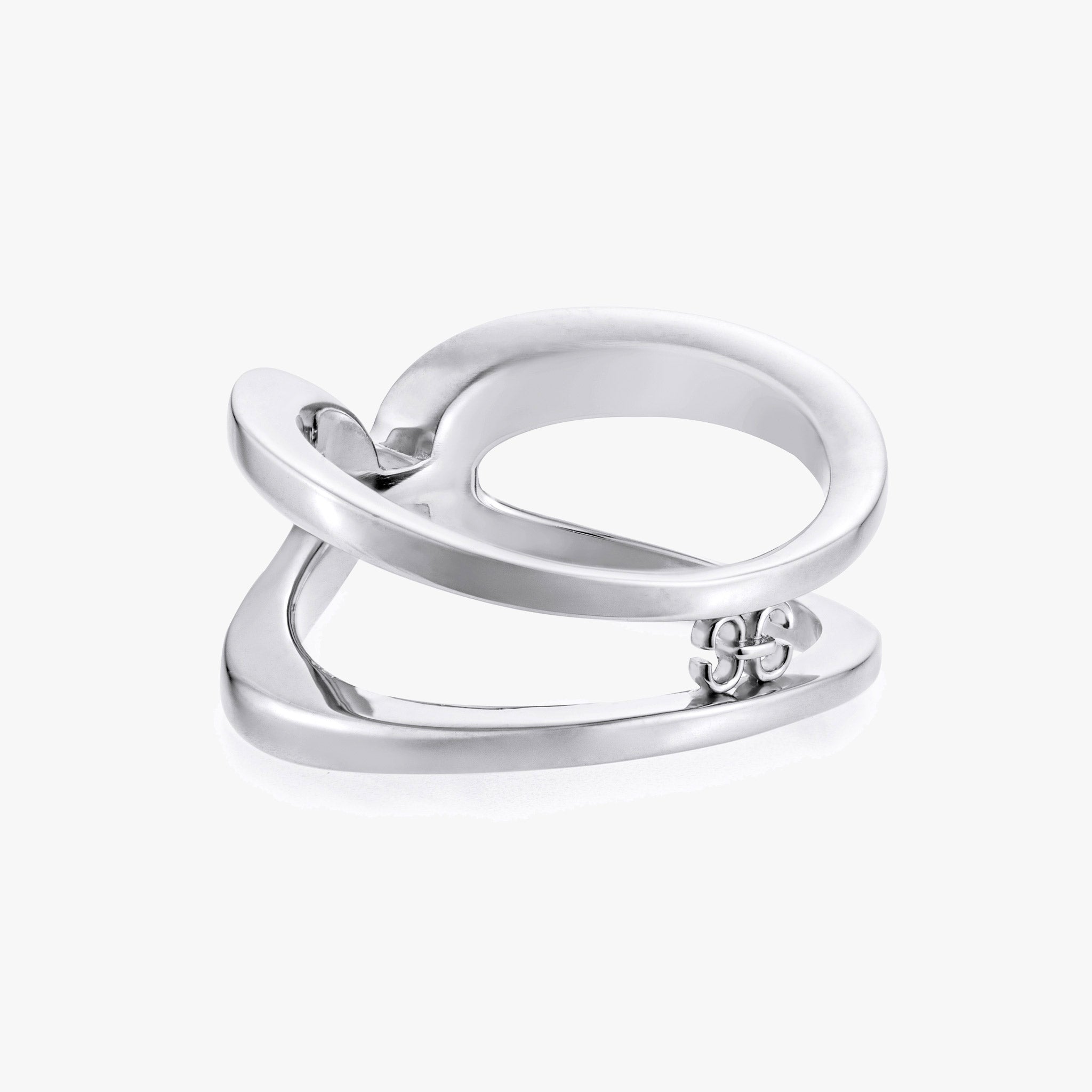 Harmony Infinity Ring (white gold with diamonds)