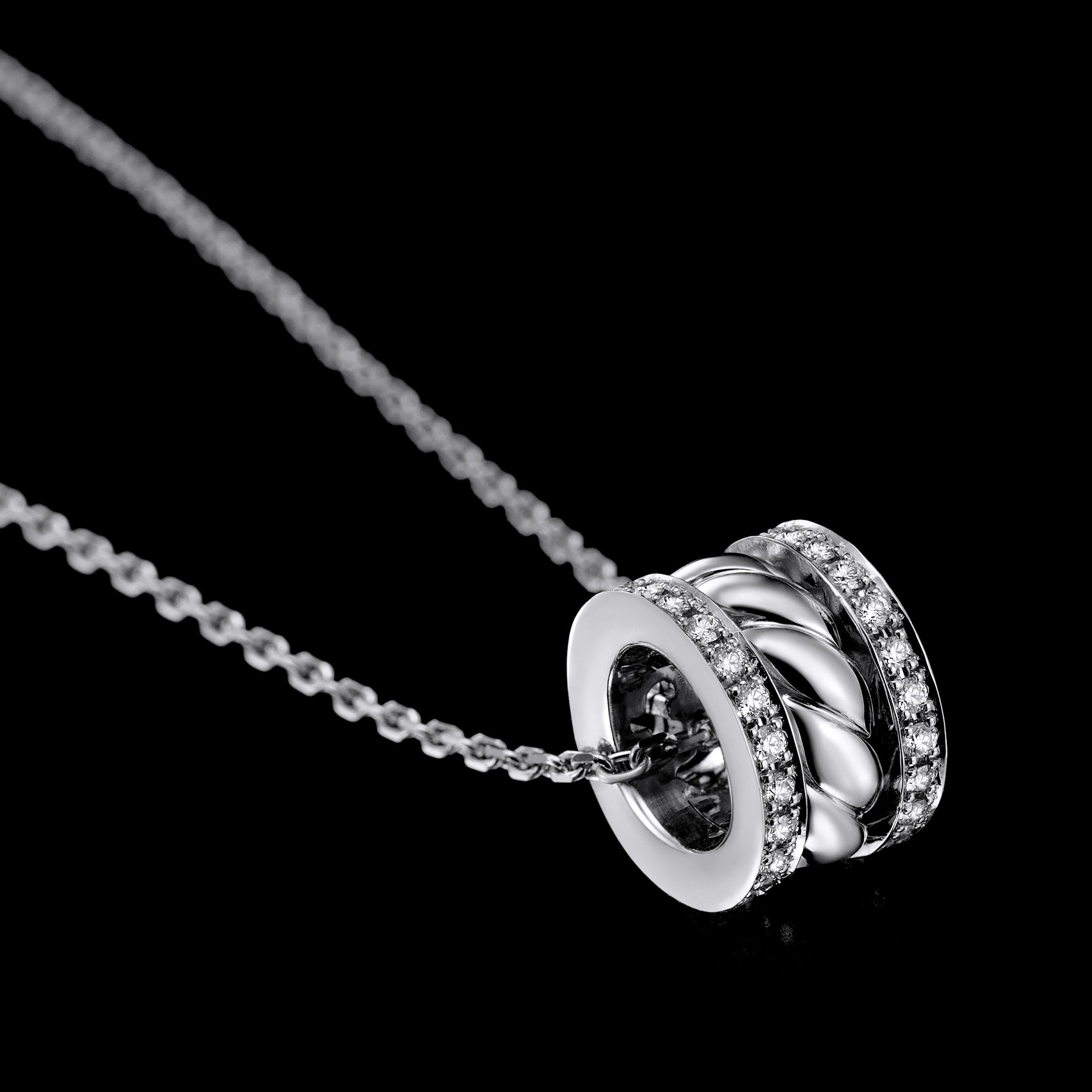 Birth Eternal Necklace (white gold with diamonds)