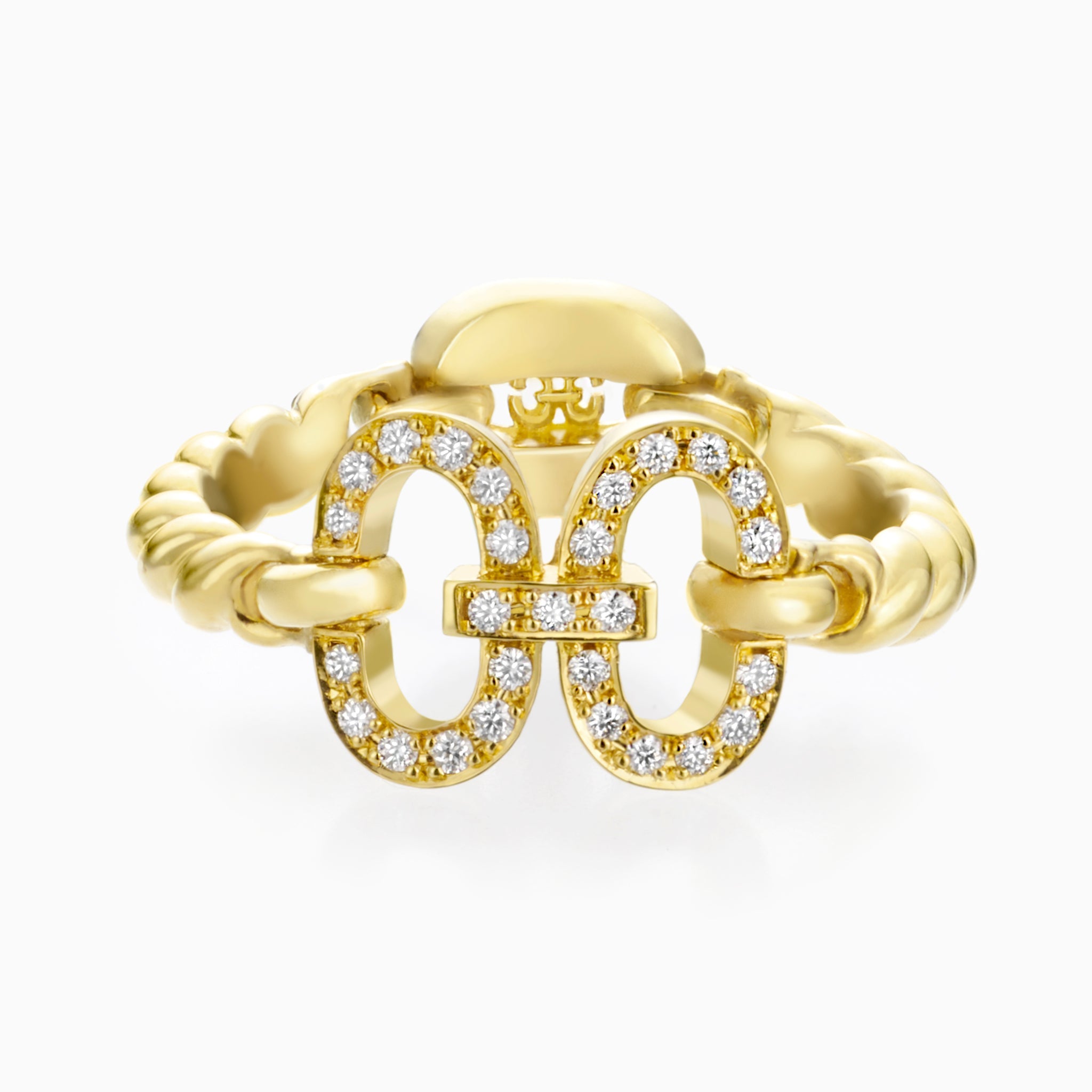 Birth Iconic Ring (yellow gold with diamonds)