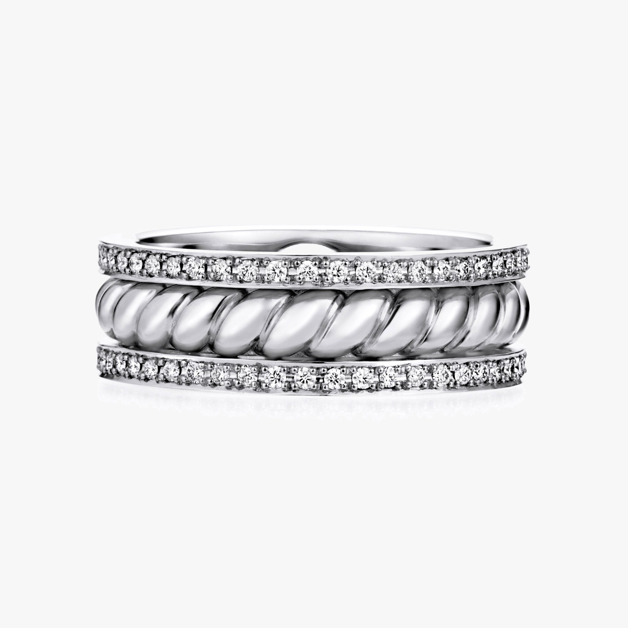 Birth Eternal Ring (white gold with diamonds)