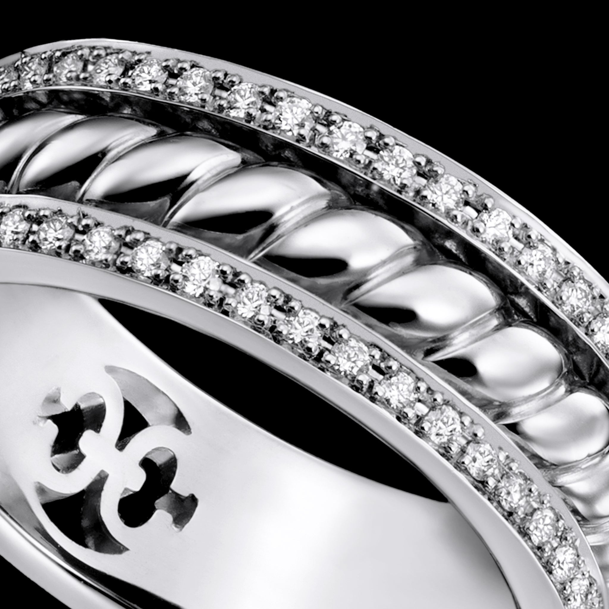 Birth Eternal Ring (white gold with diamonds)